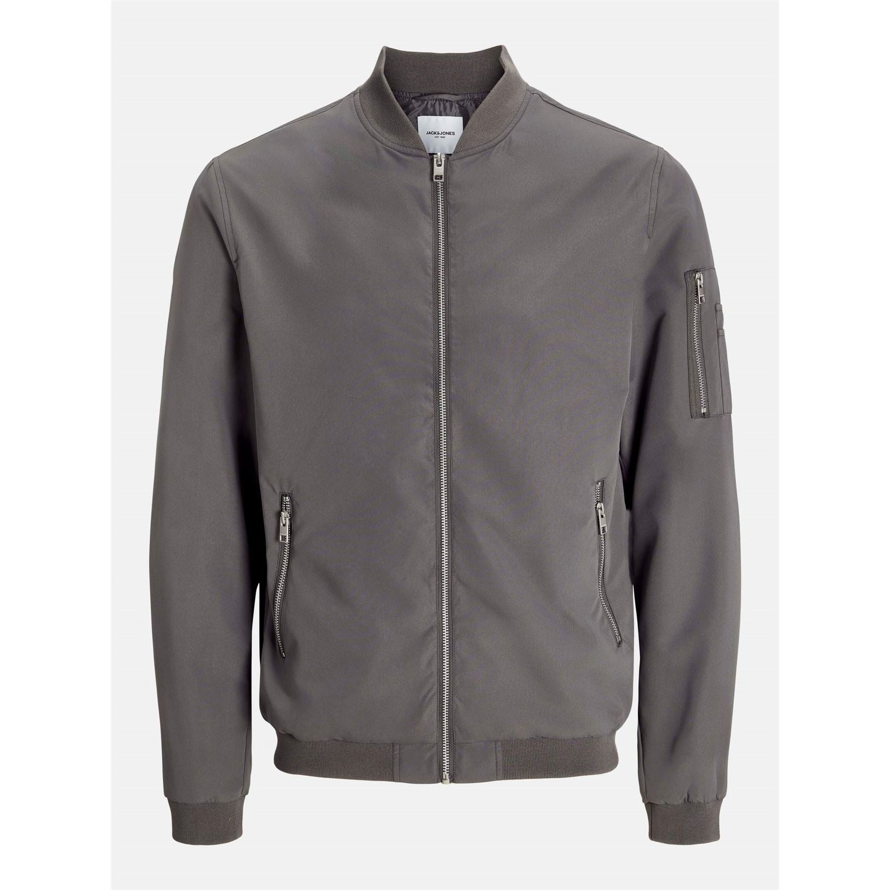 Jack and Jones Rush Plus Size Long Sleeve Bomber Jacket