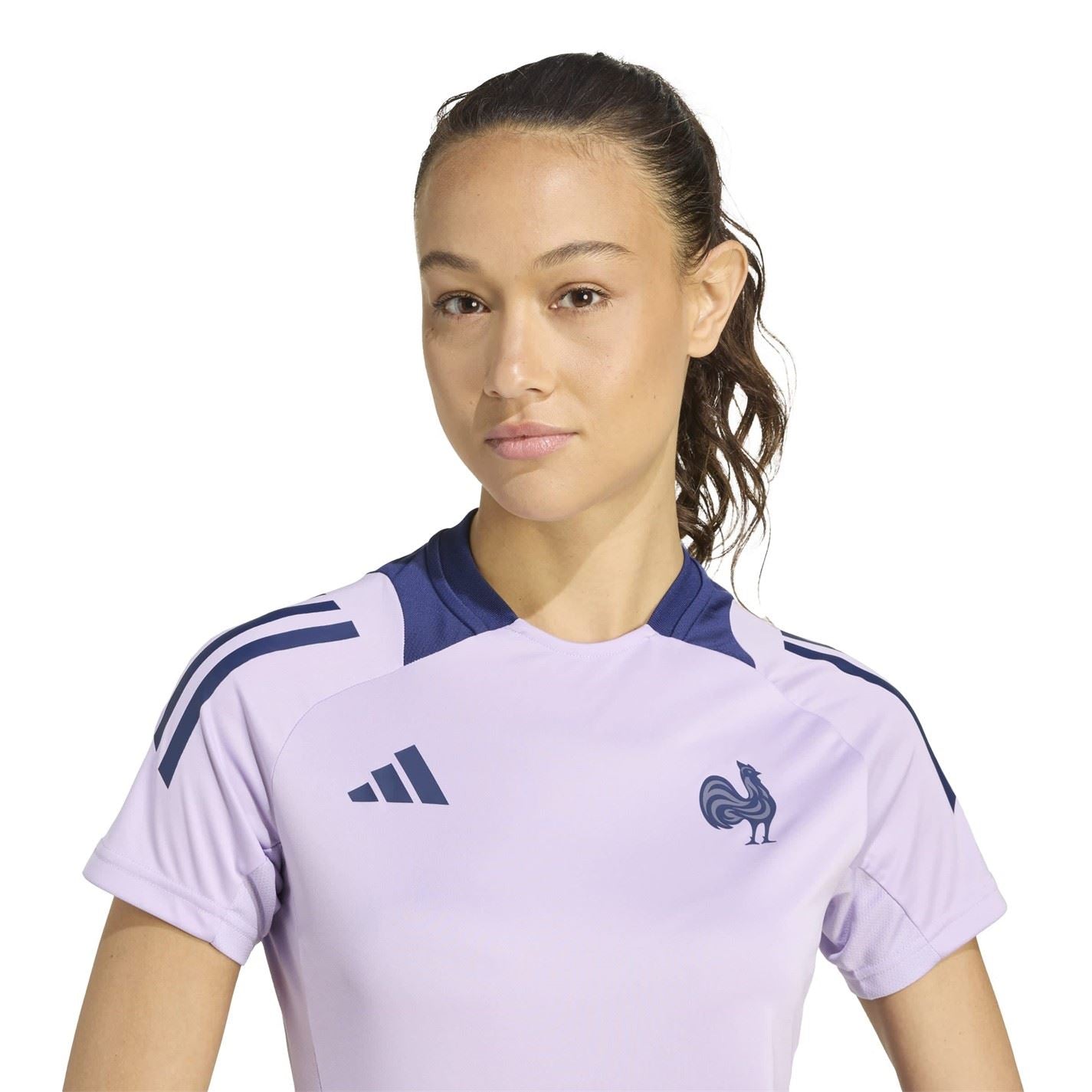 adidas Womens France Rugby Performance T-Shirt 2025