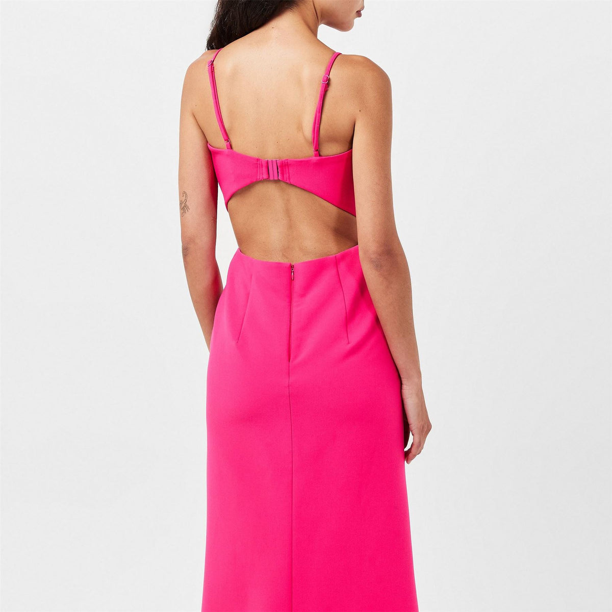 Bardot Sweetheart Neck Maxi A-Line Dress