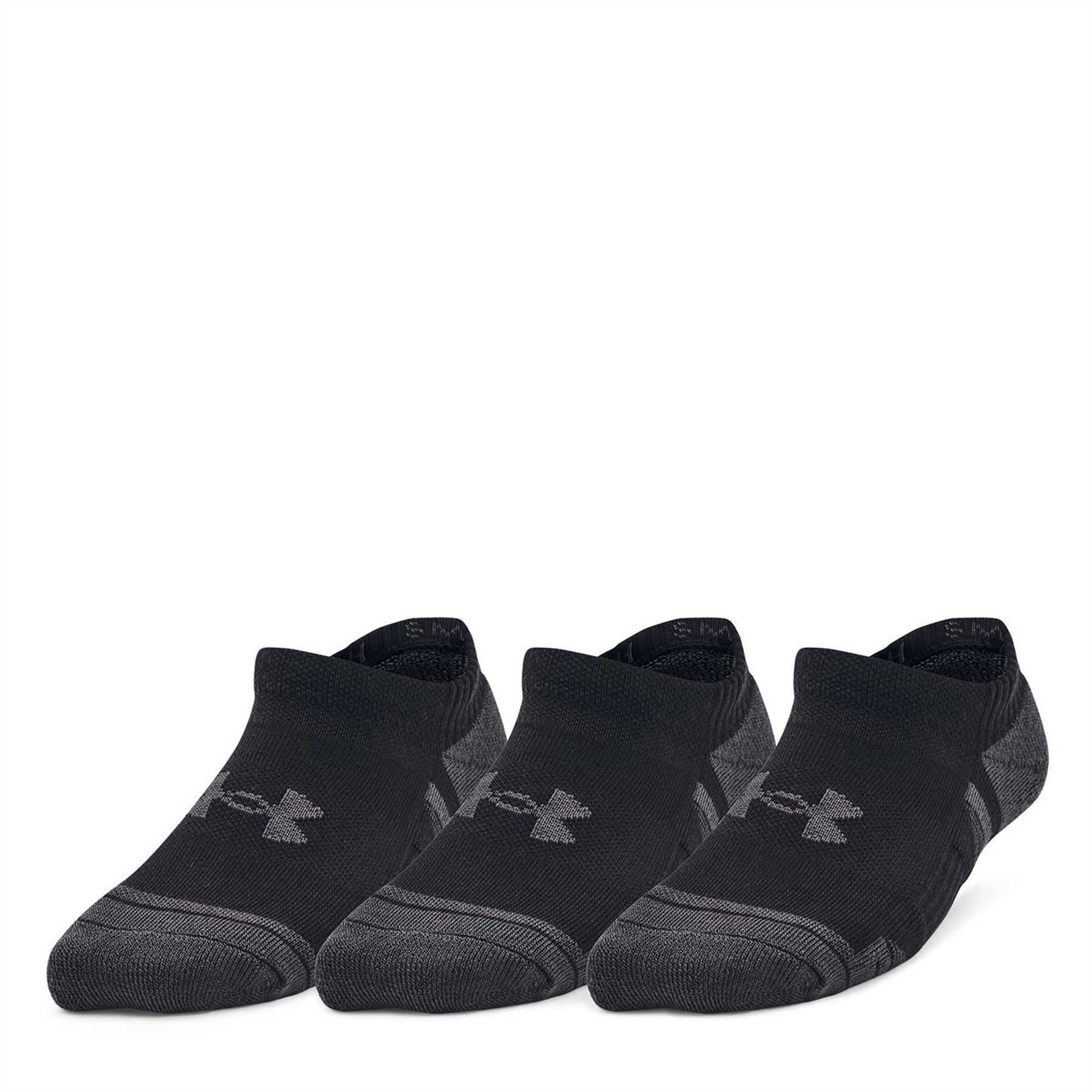 Under Armour Armour Ua Performance Tech 3 Pack No Show Socks Kids