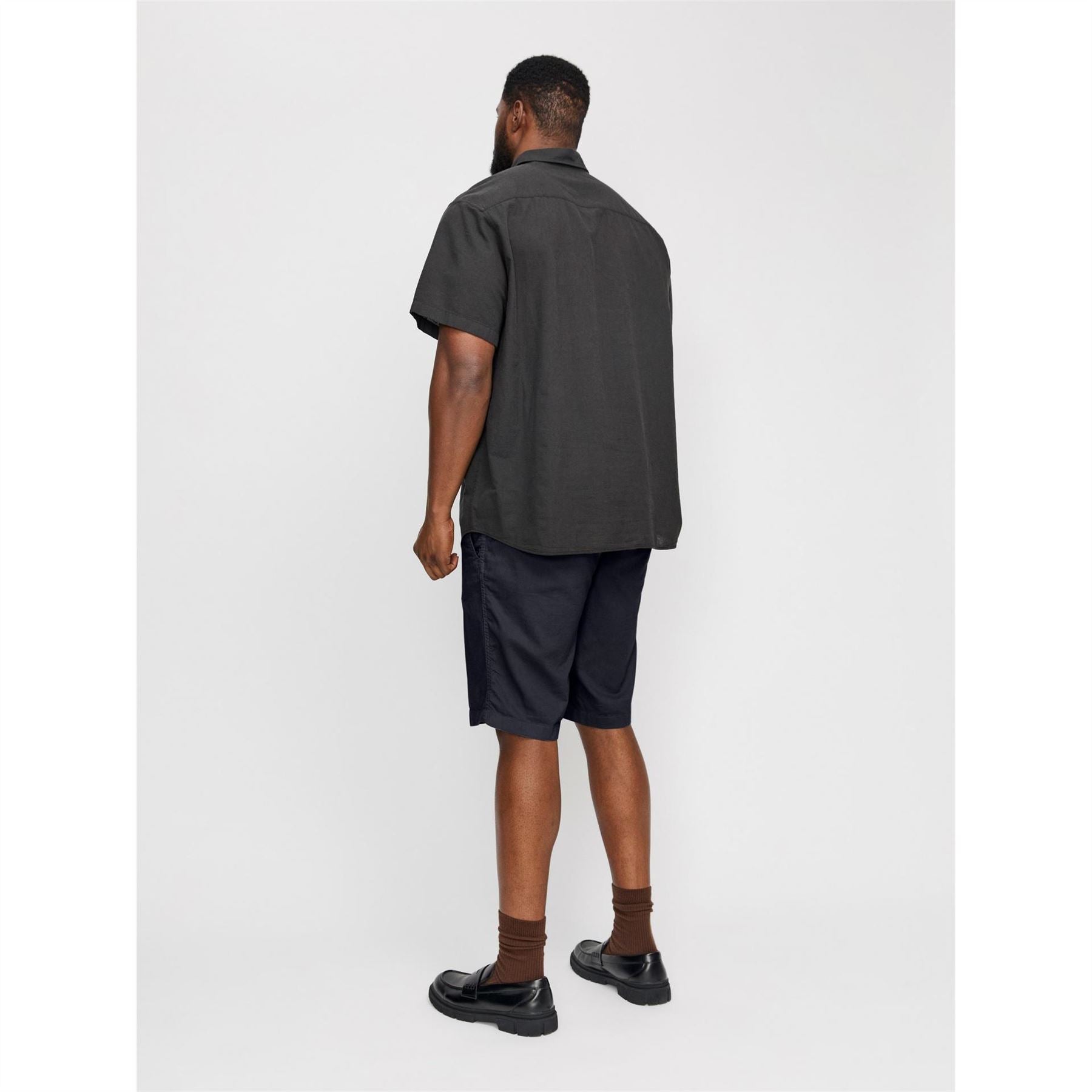 Jack and Jones Linen Plus Size Tracksuit Shorts