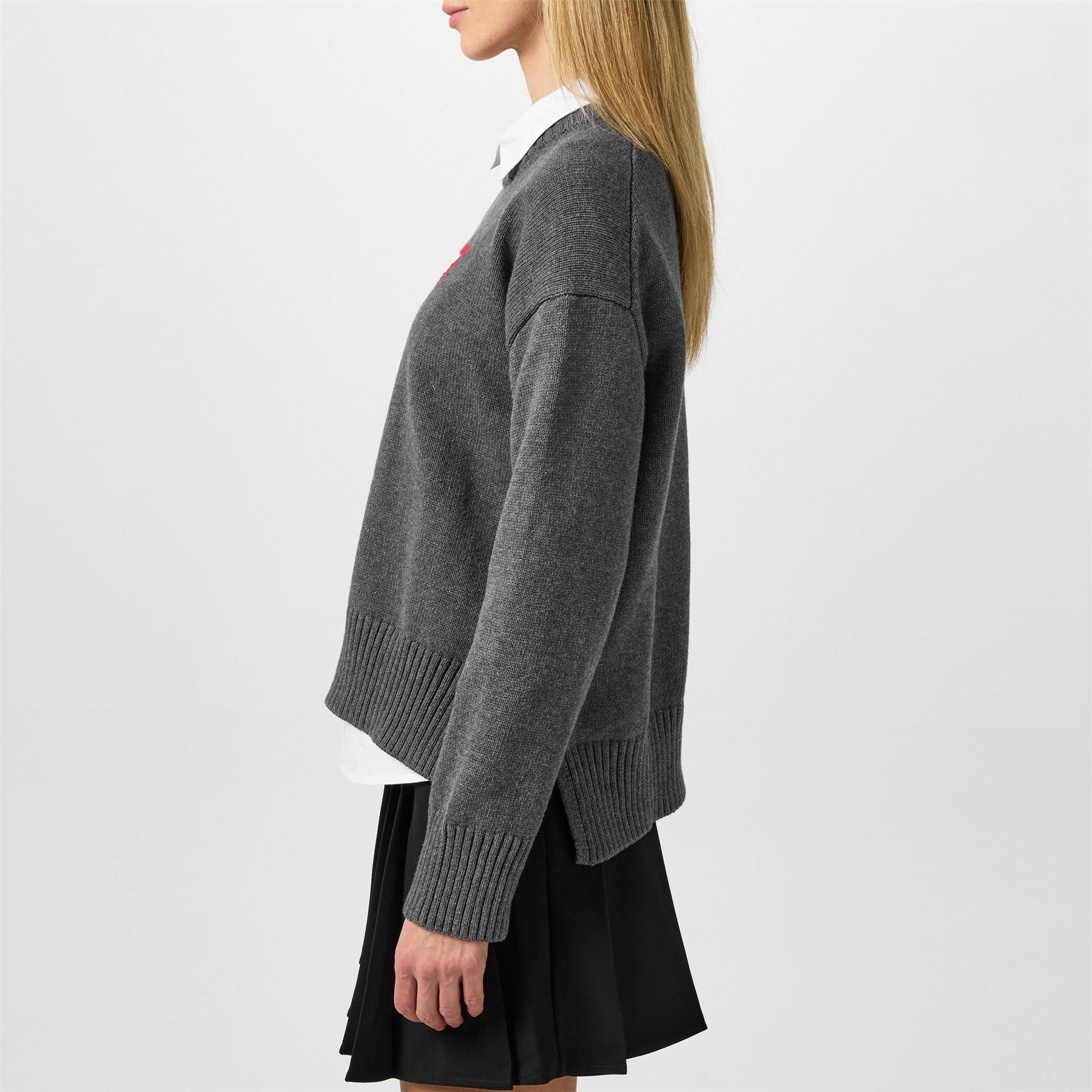 Guess Regular Fit Crew Neck Knit Sweater