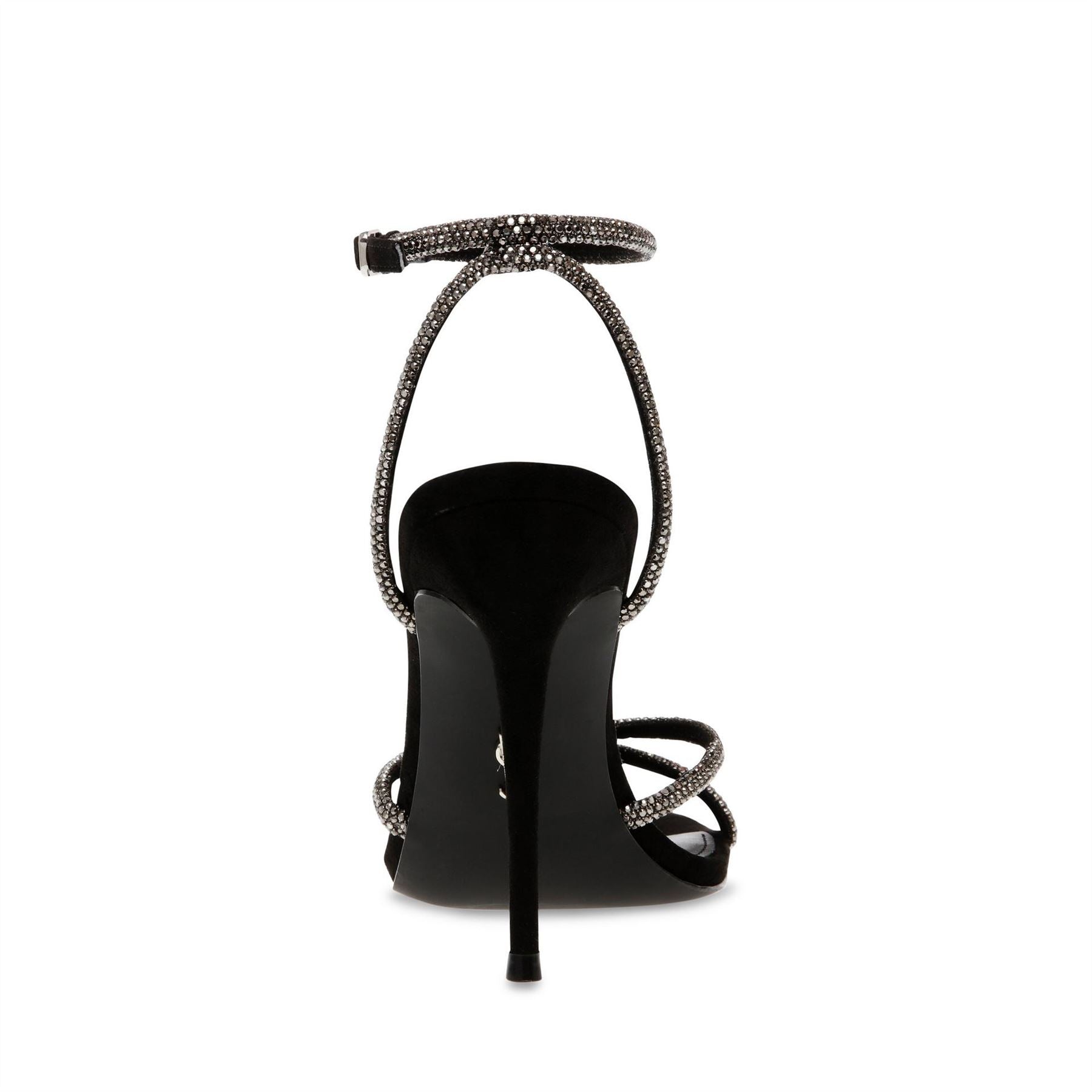 Steve Madden Metallic Open Toe Stiletto Heel Sandals