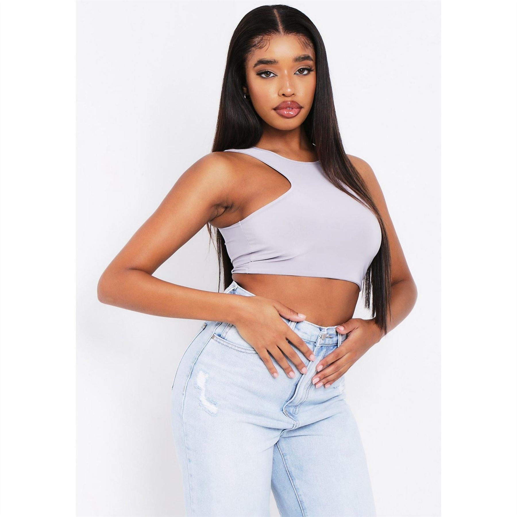 Missy Empire Racer Crop Top