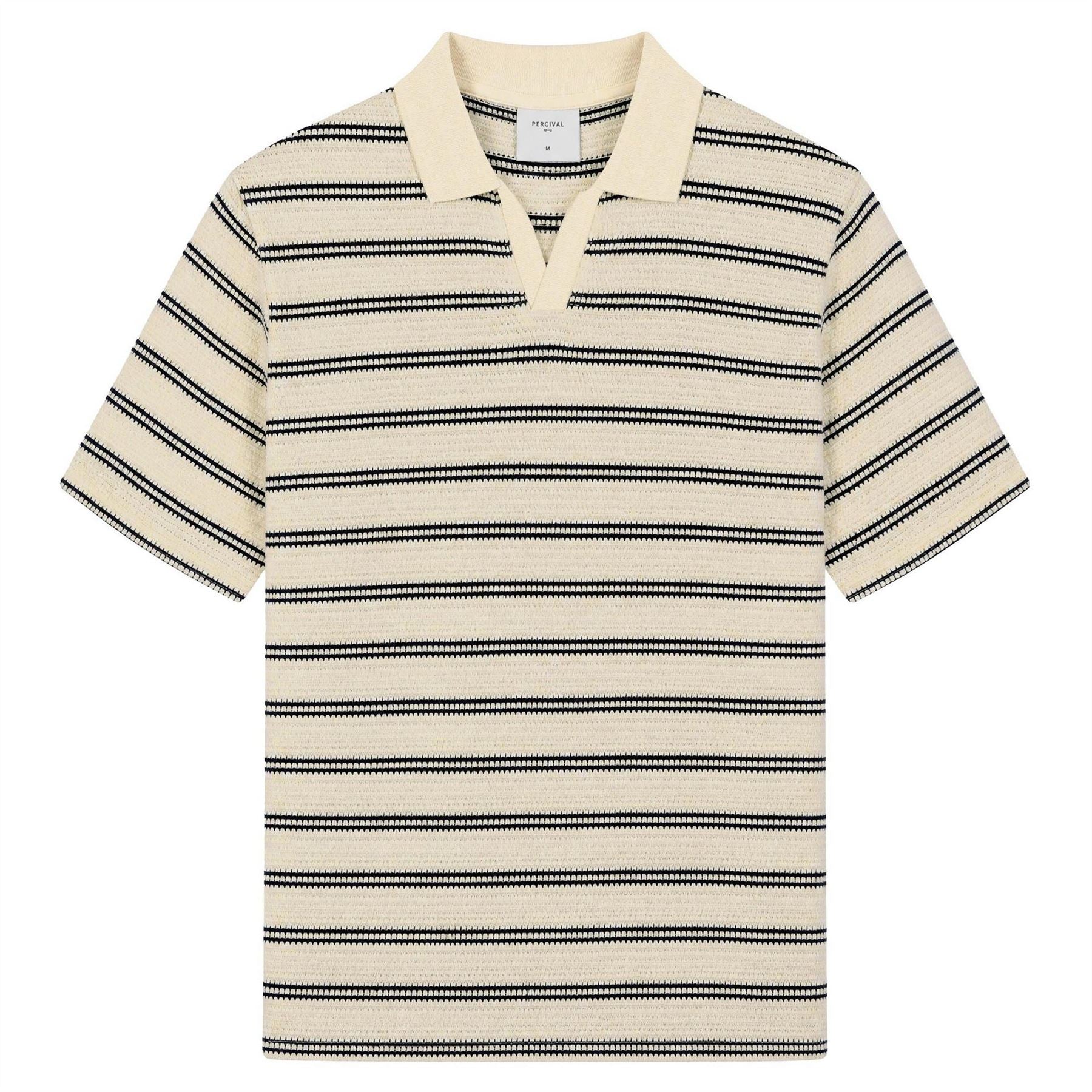 Percival Open Clr Polo ss