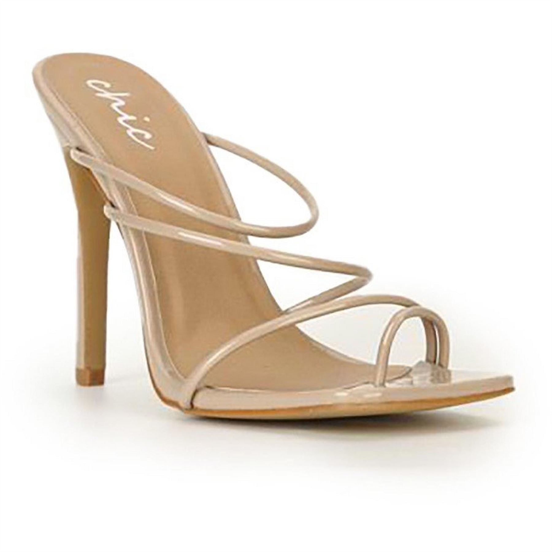 Chic Toe Loop High Heel Stiletto Sandals