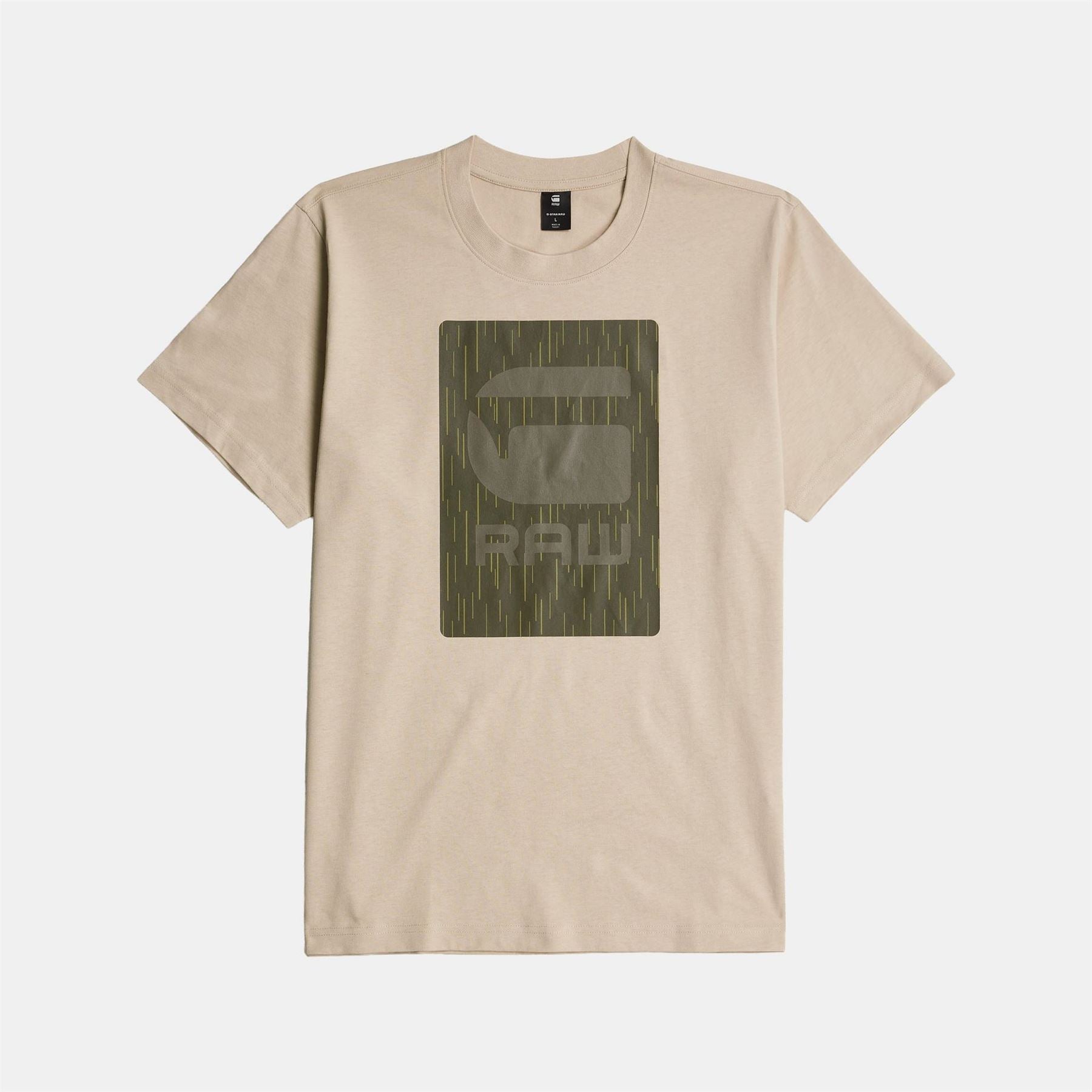 G Star Box Print Crew Neck Short Sleeve Boyfriend T-Shirt