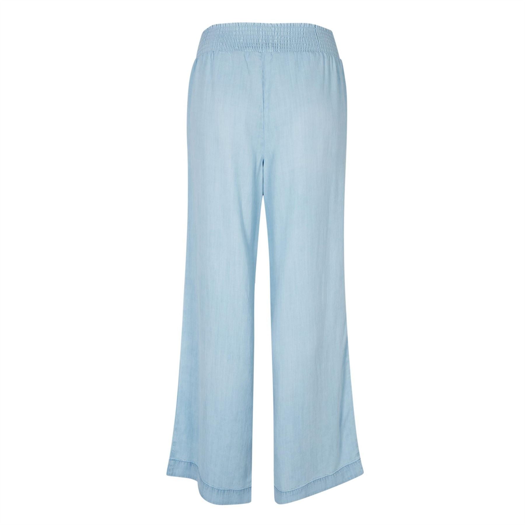 Bella Dahl Smock Waist Wide Leg Trousers