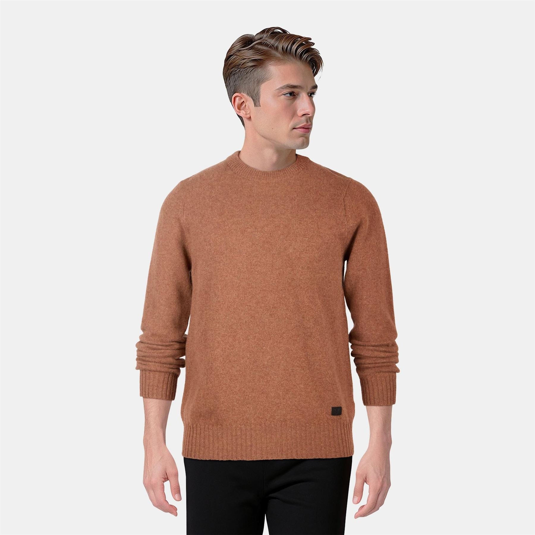 Lyle and Scott Crew Neck Regular Fit Long Sleeve Sweater