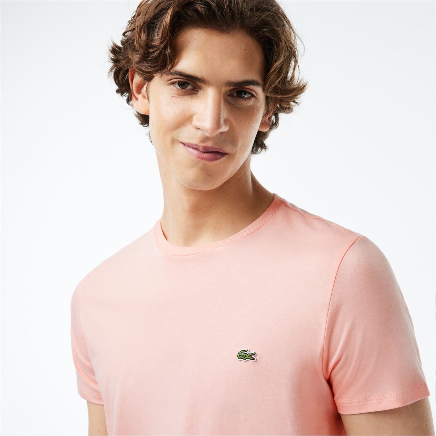 Lacoste Crocodile Logo Crew Neck Short Sleeve Jersey T-Shirt