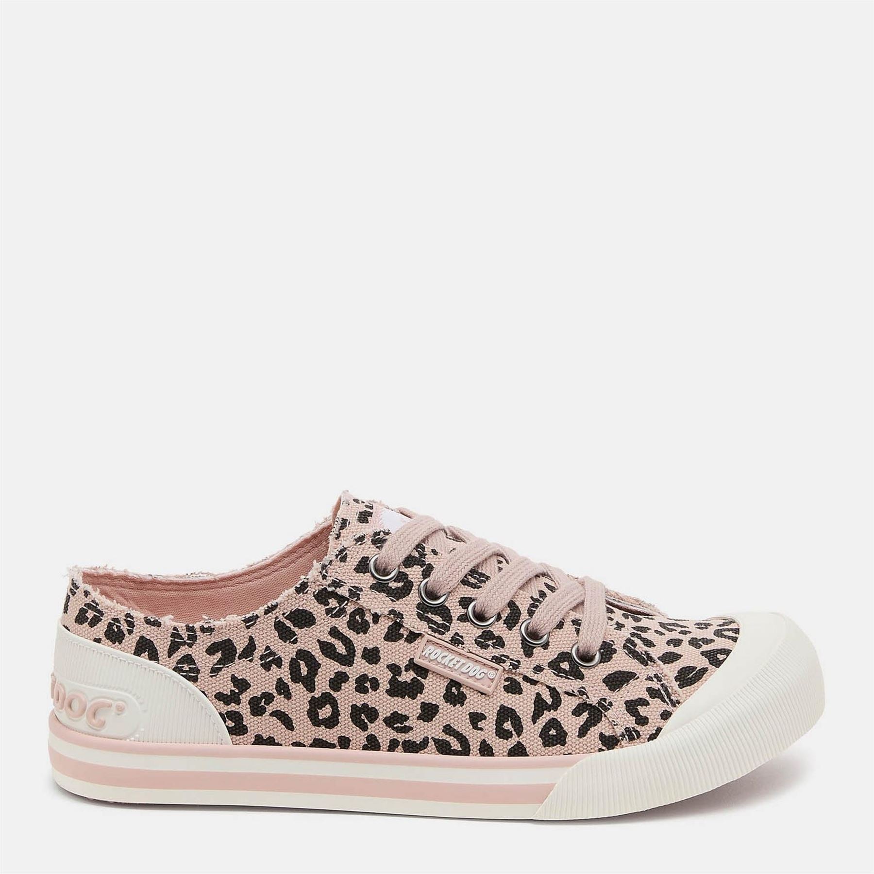 Rocket Dog Jazzin Leon C Leopard Capped Toe Sneakers