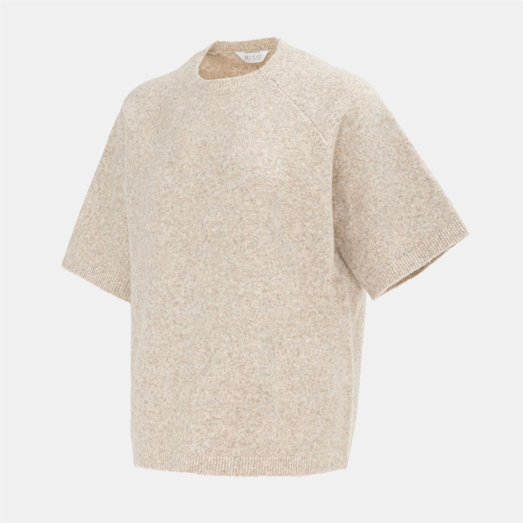 Miso Womens Short Sleeve Knit Tee