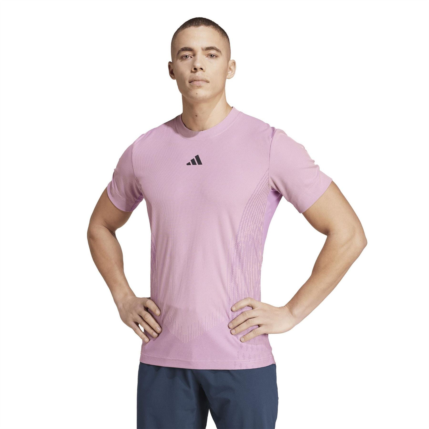 adidas Aircool Crew Neck Short Sleeve Jersey T-Shirt