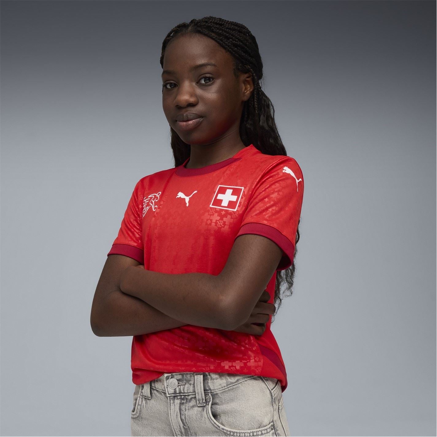 Puma Switzerland Home Shirt 2025 Juniors