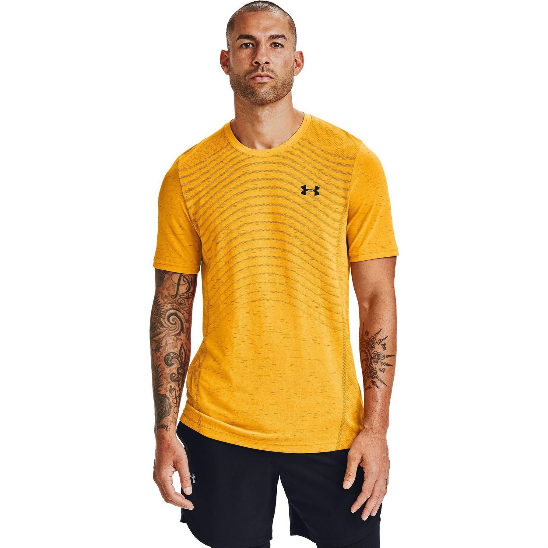 Under Armour Seamless Wave Short Sleeve Performance Gym Top