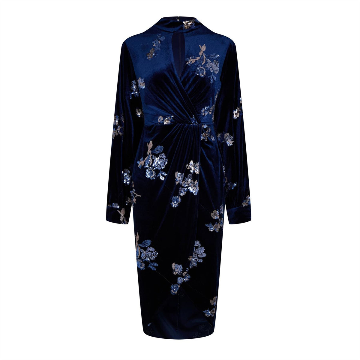 Biba Embellished Velvet Dress
