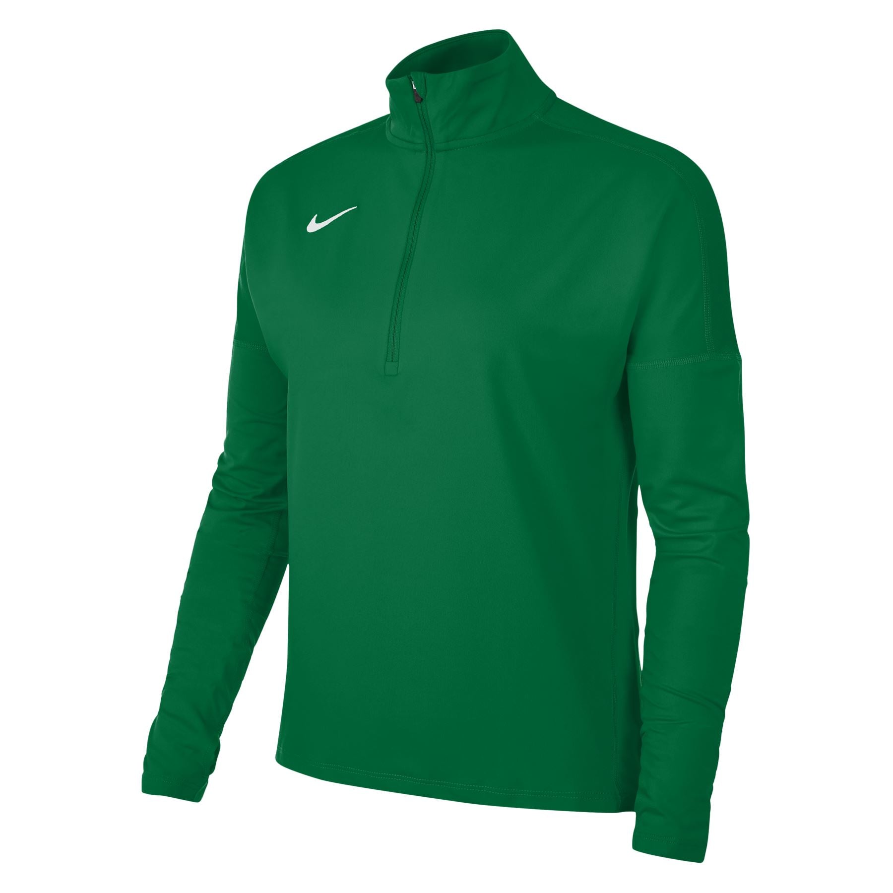 Nike Zip Neck Raglan Sleeve Athletic Jersey Top