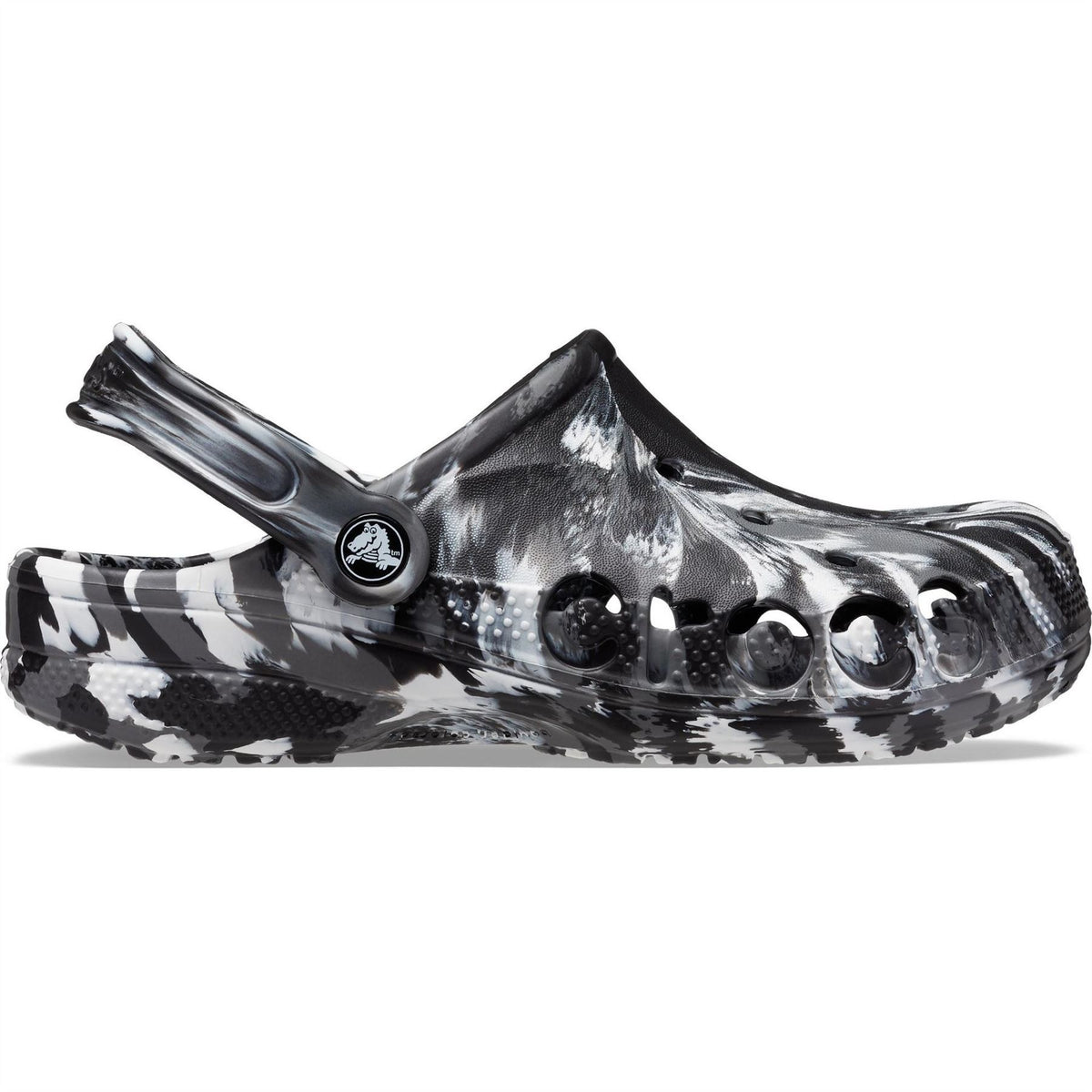 Crocs Baya Marble Patterned Clogs