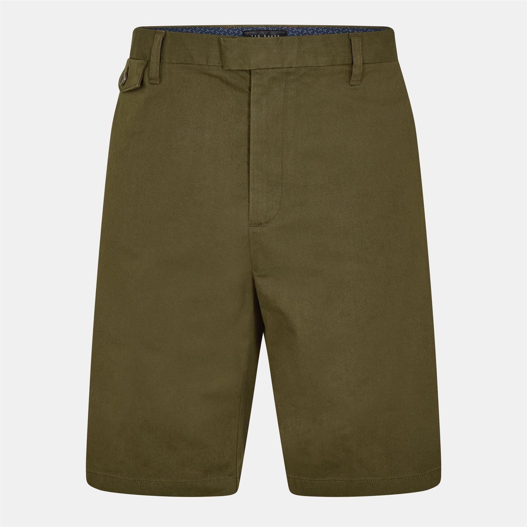 Ted Baker Solid Patterned Chino Shorts