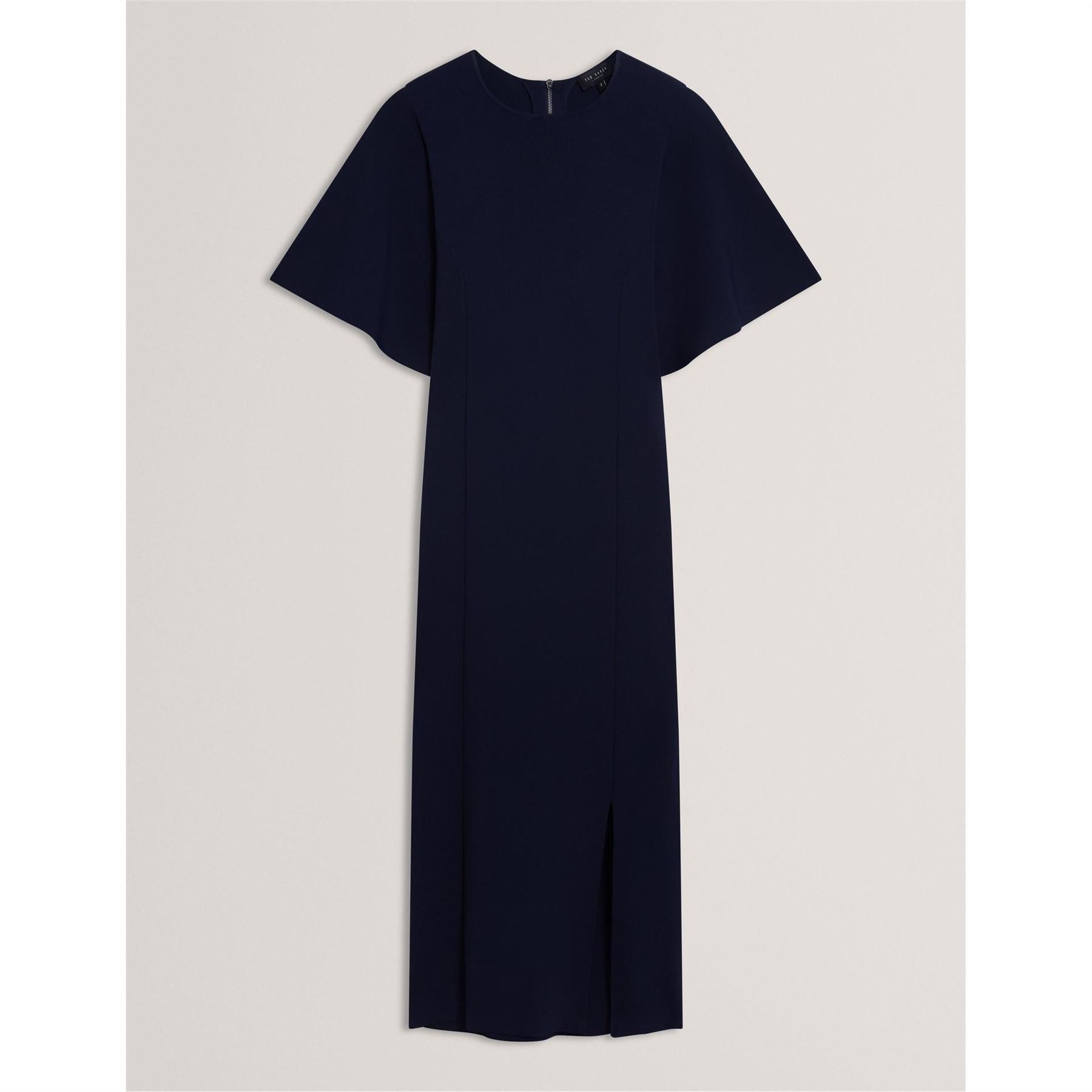 Ted Baker Crew Neck Short Sleeve Midi Dress