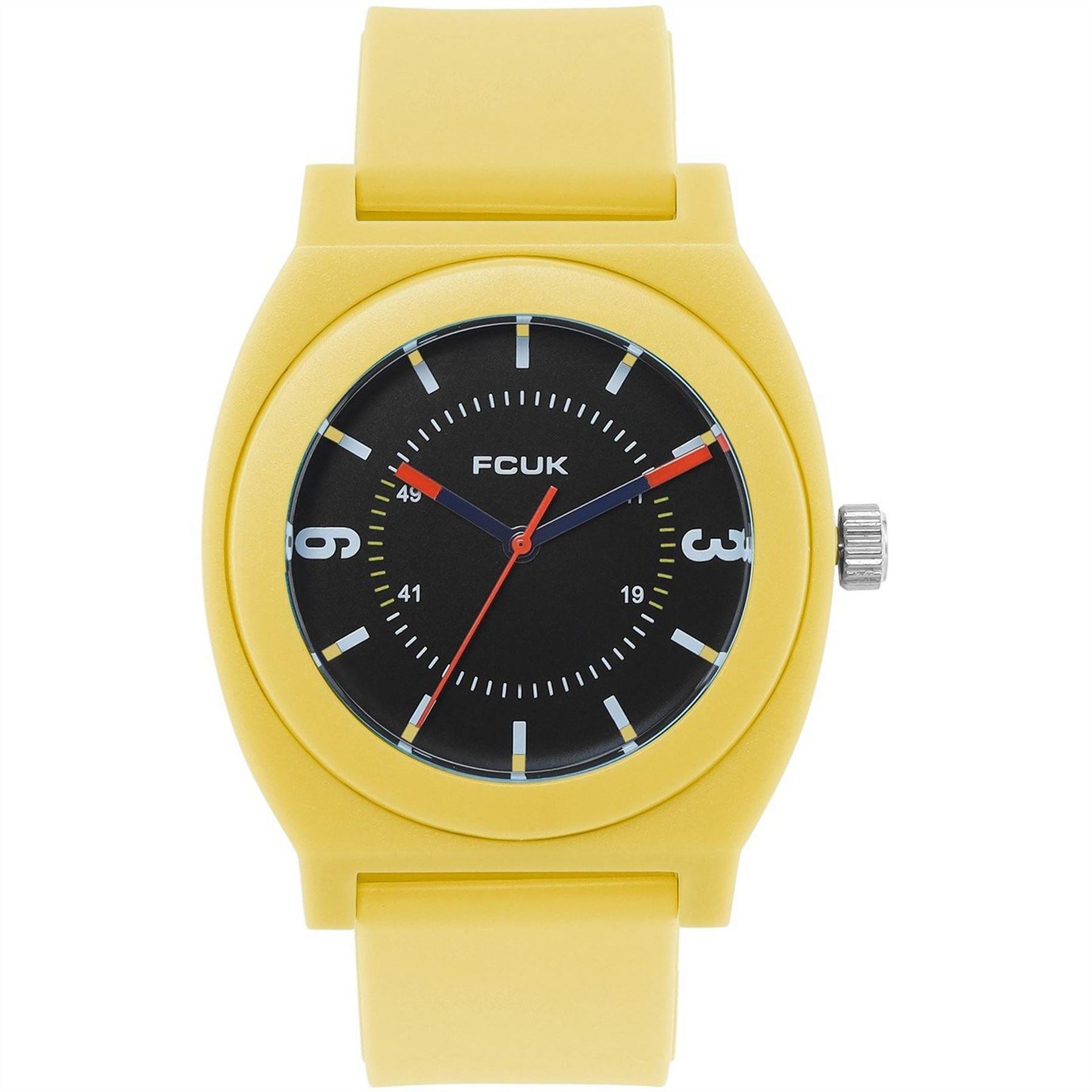 FCUK Analog Black Dial Unisex Watch