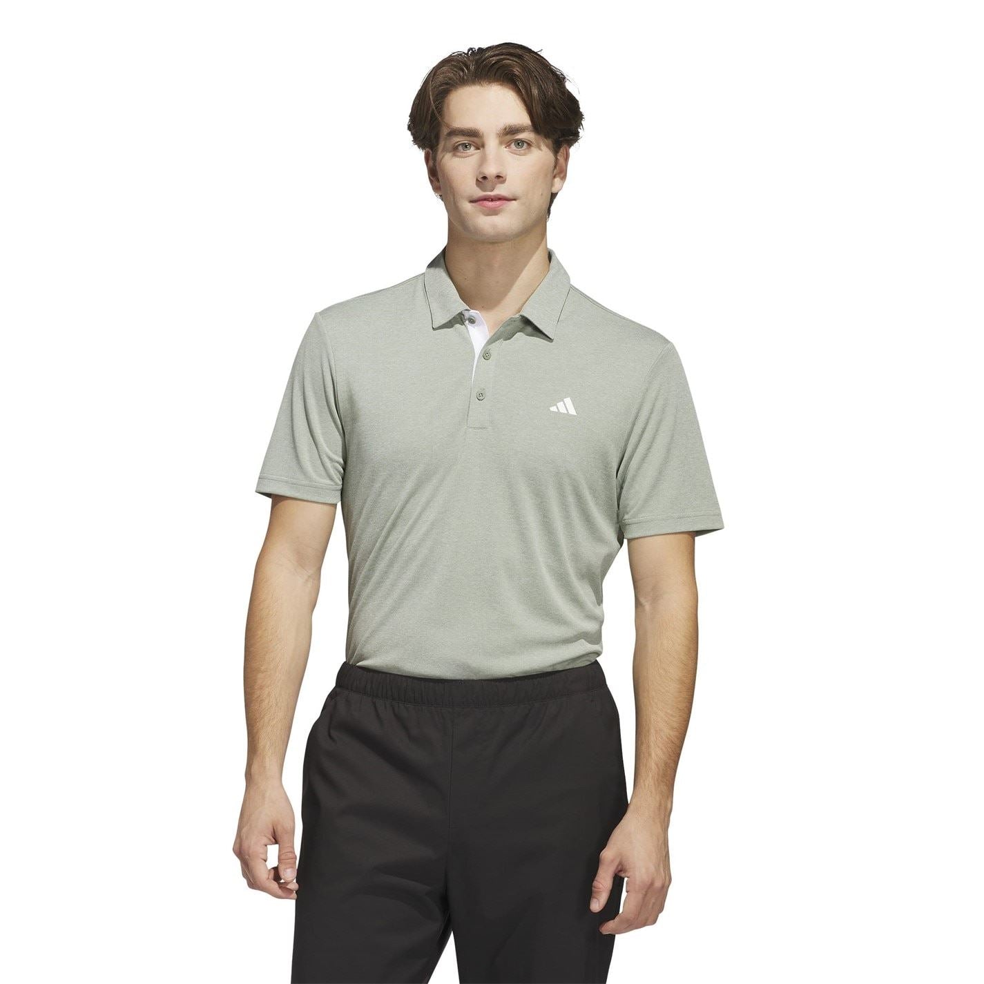 adidas Mens Heather Polo Shirt