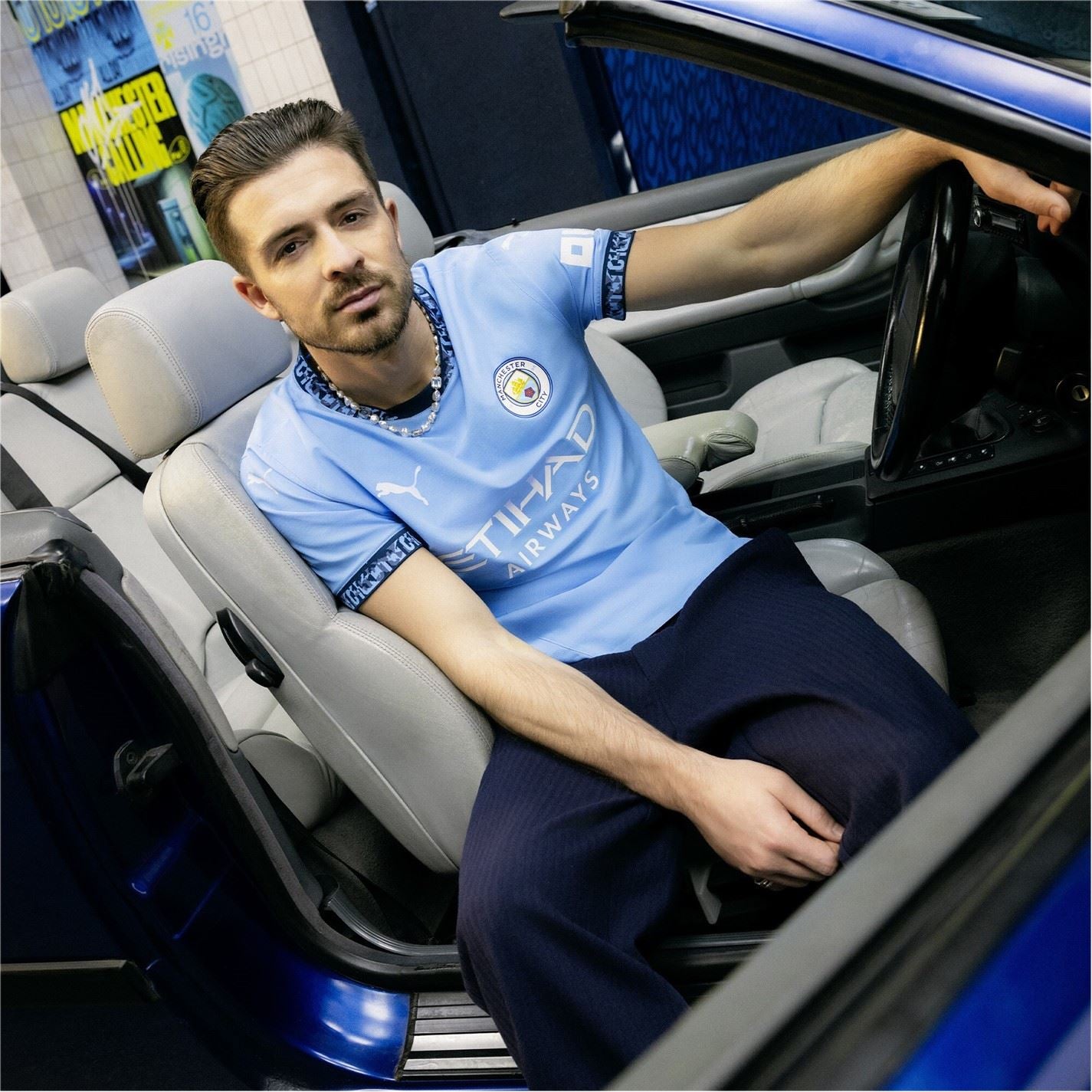 Puma Manchester City Home Shirt 2024 2025 Juniors