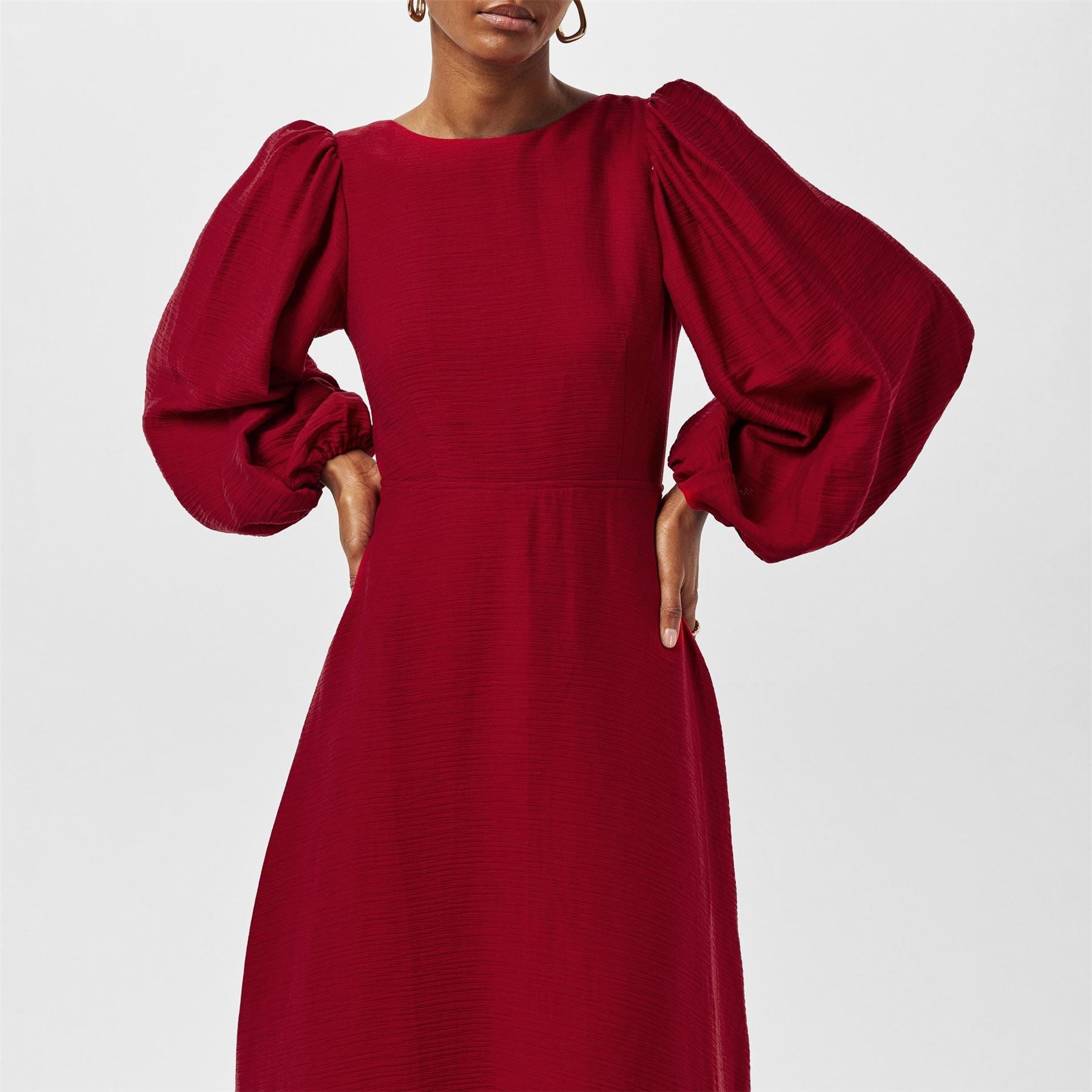 Nobodys Child Child Zola Crew Neck Midi A-Line Dress