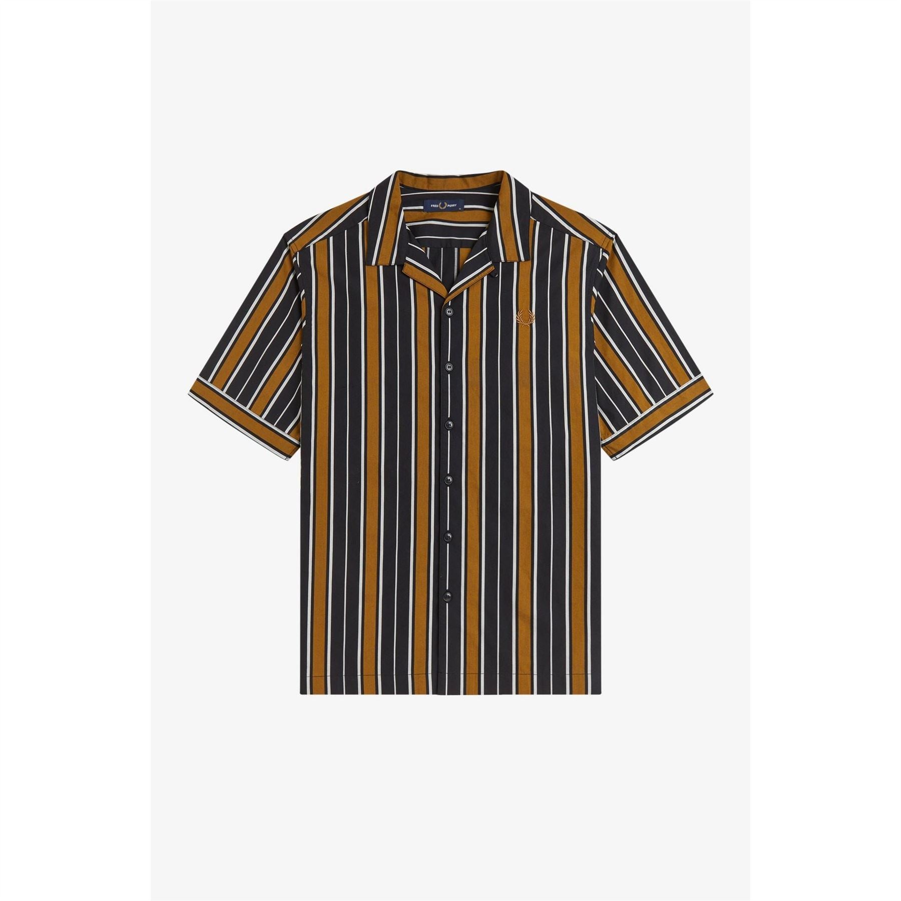 Fred Perry Patterned Short Sleeve Shirt