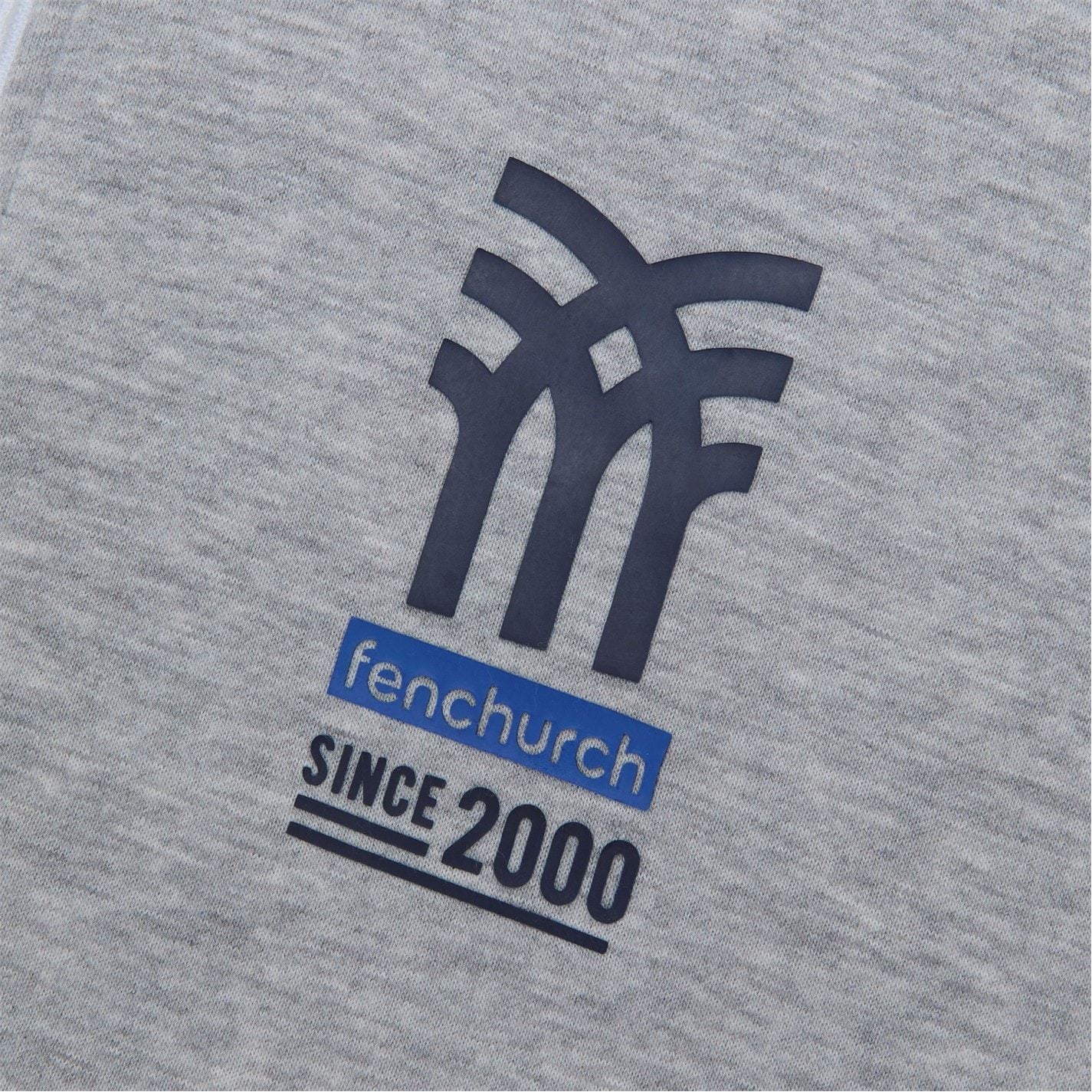 Fenchurch Printed Logo Hooded Neck Regular Fit Sweatshirt