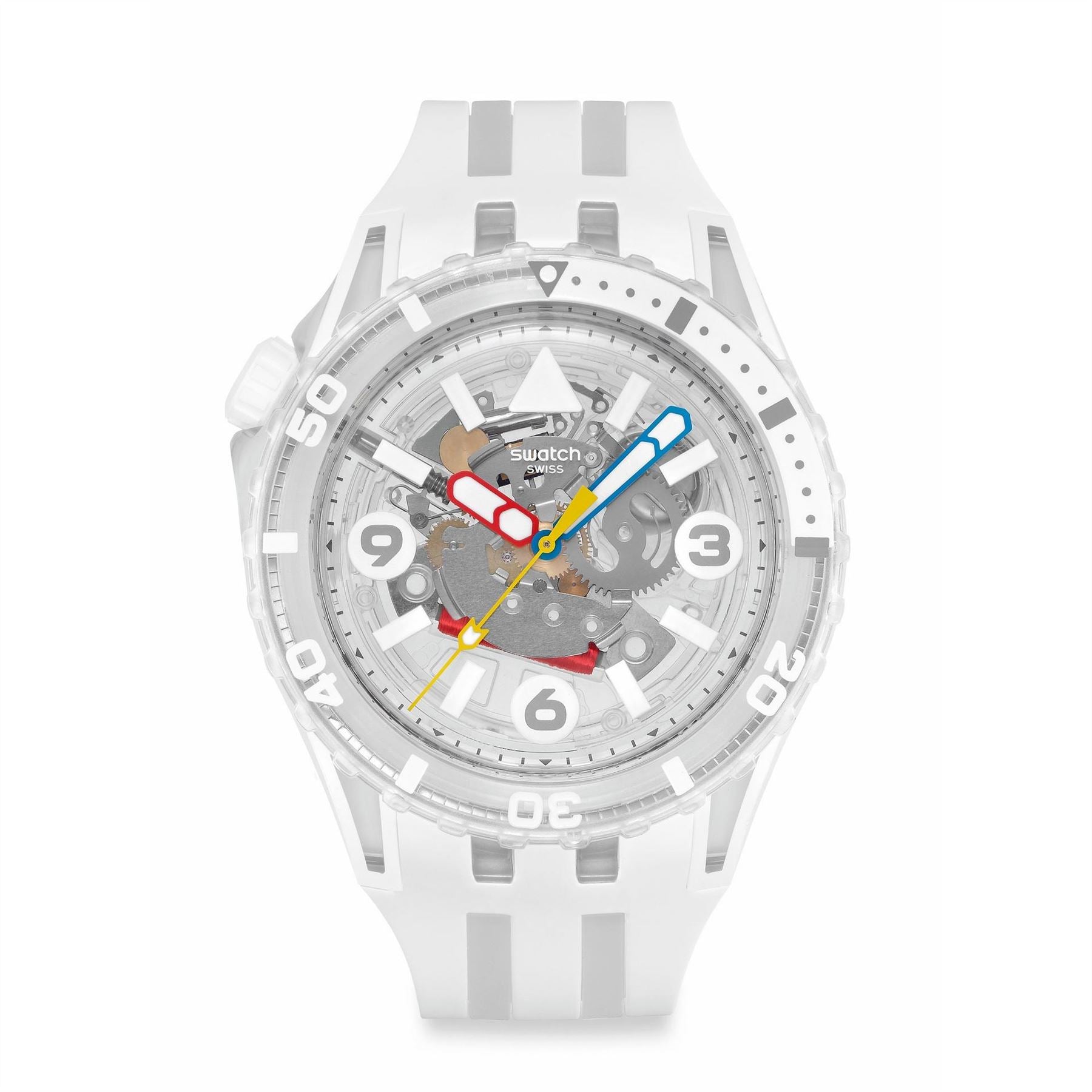 Swatch Scubaqua 52 Rubber Strap Analogue Sport Watch