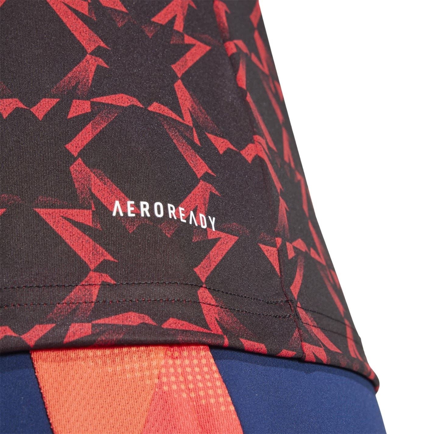 adidas Womens Manchester United Pre Match Shirt 2024 2025