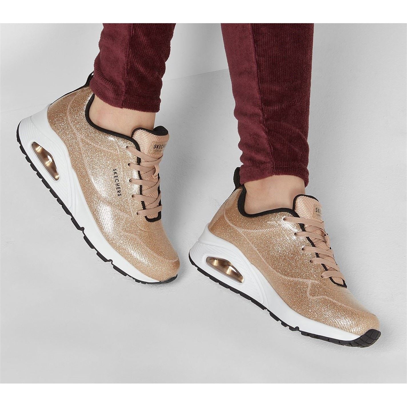 Skechers Womens Uno Stand On Air Trainers