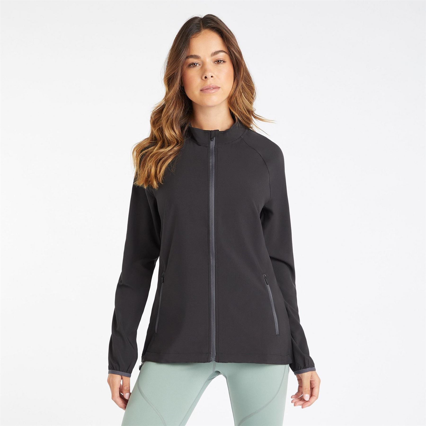 Umbro Cherry Coke Mock Neck Long Sleeve Athletic Jacket