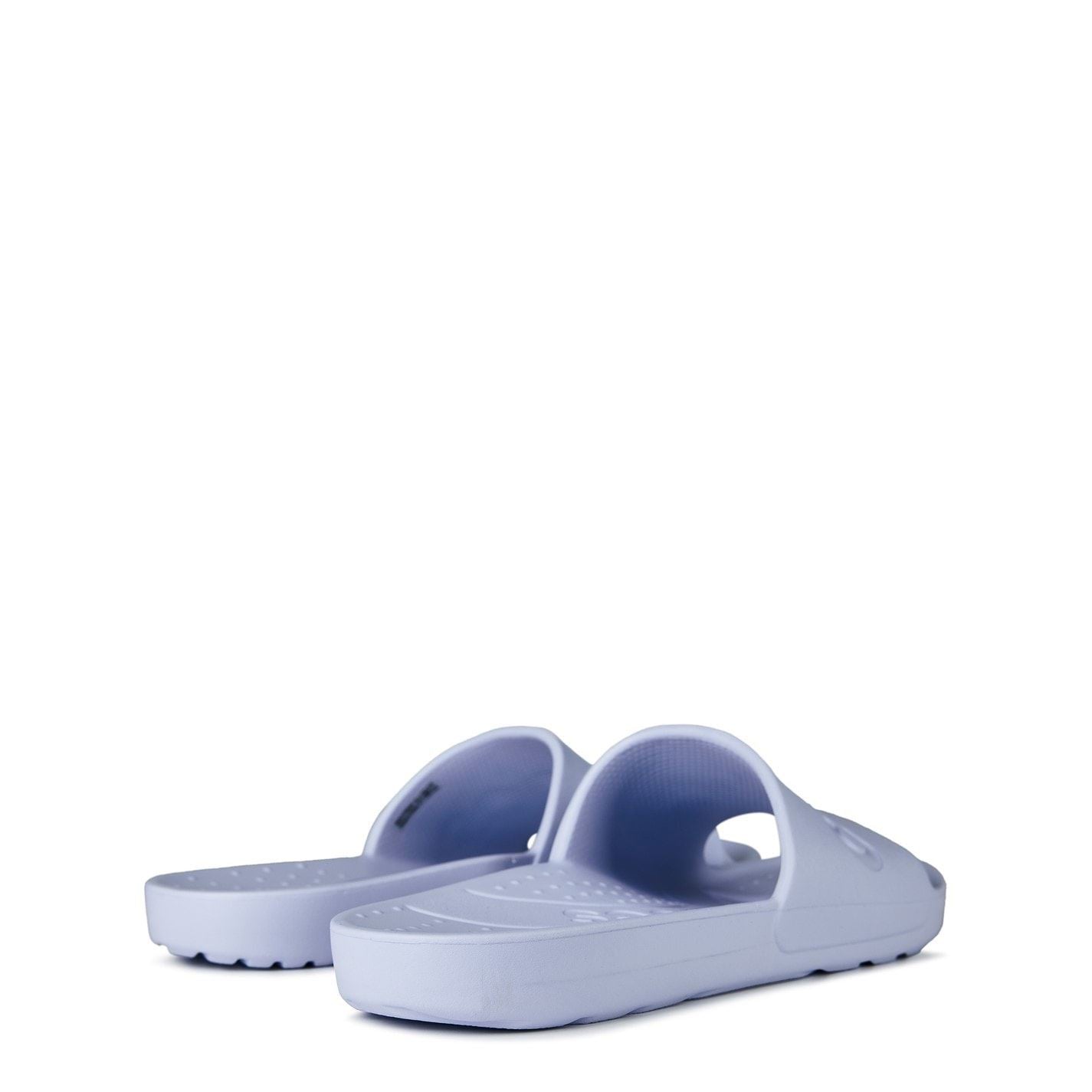 Crocs Logo Print Open Toe Flat Heel Slides