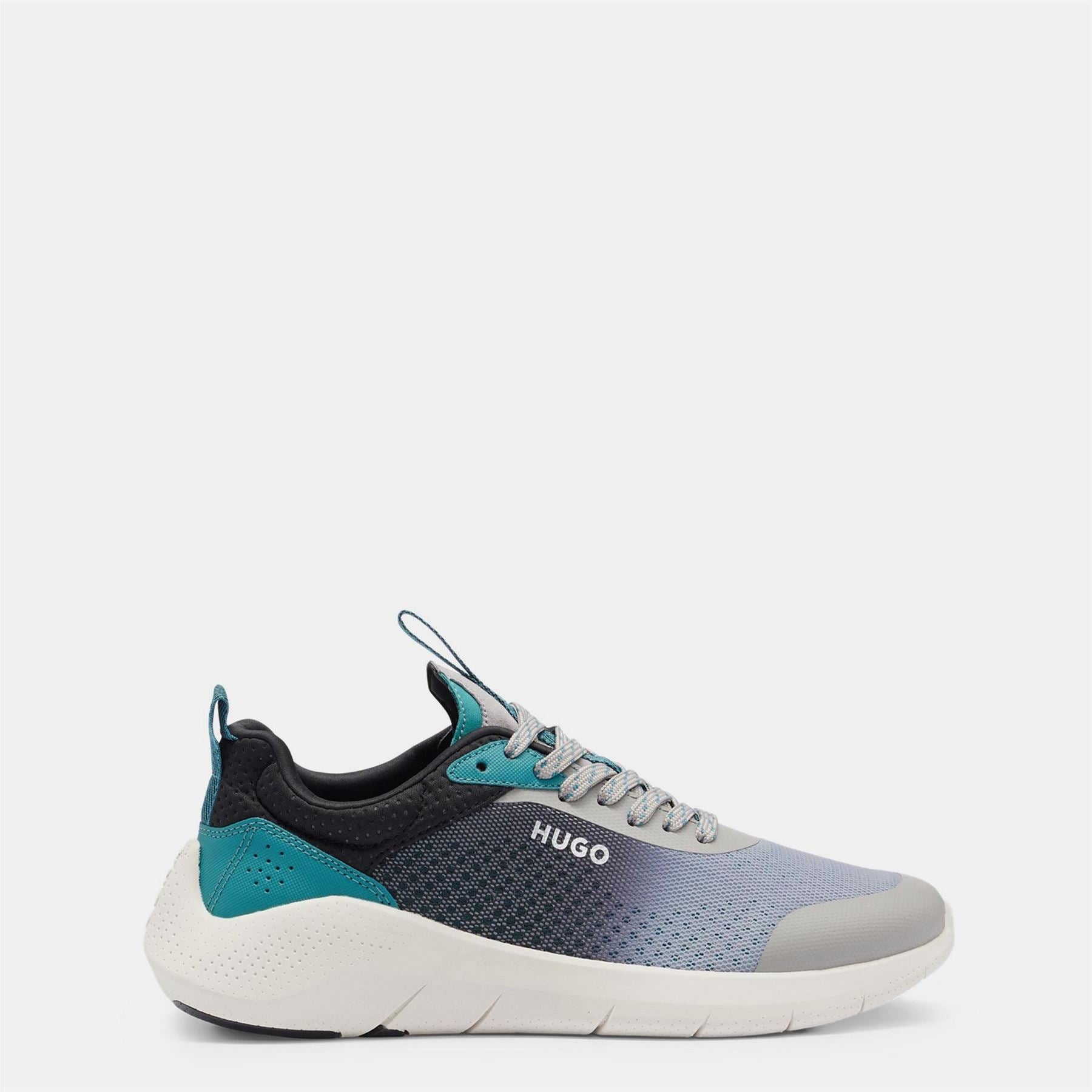 Hugo Wayne Runn Gradient Pattern Low Top Sneakers