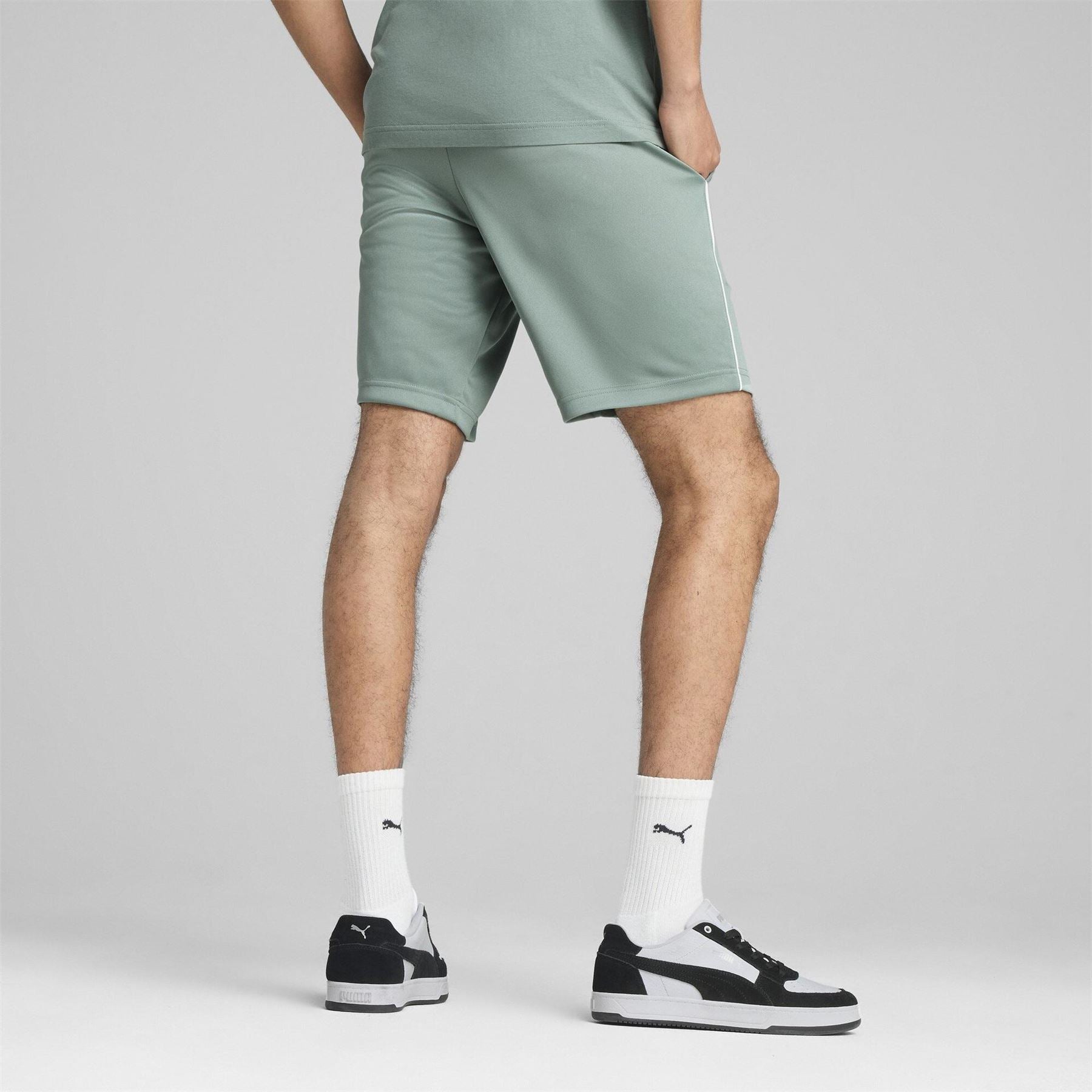 Puma Sport Poly Jogger Shorts with Elasticated Waistband