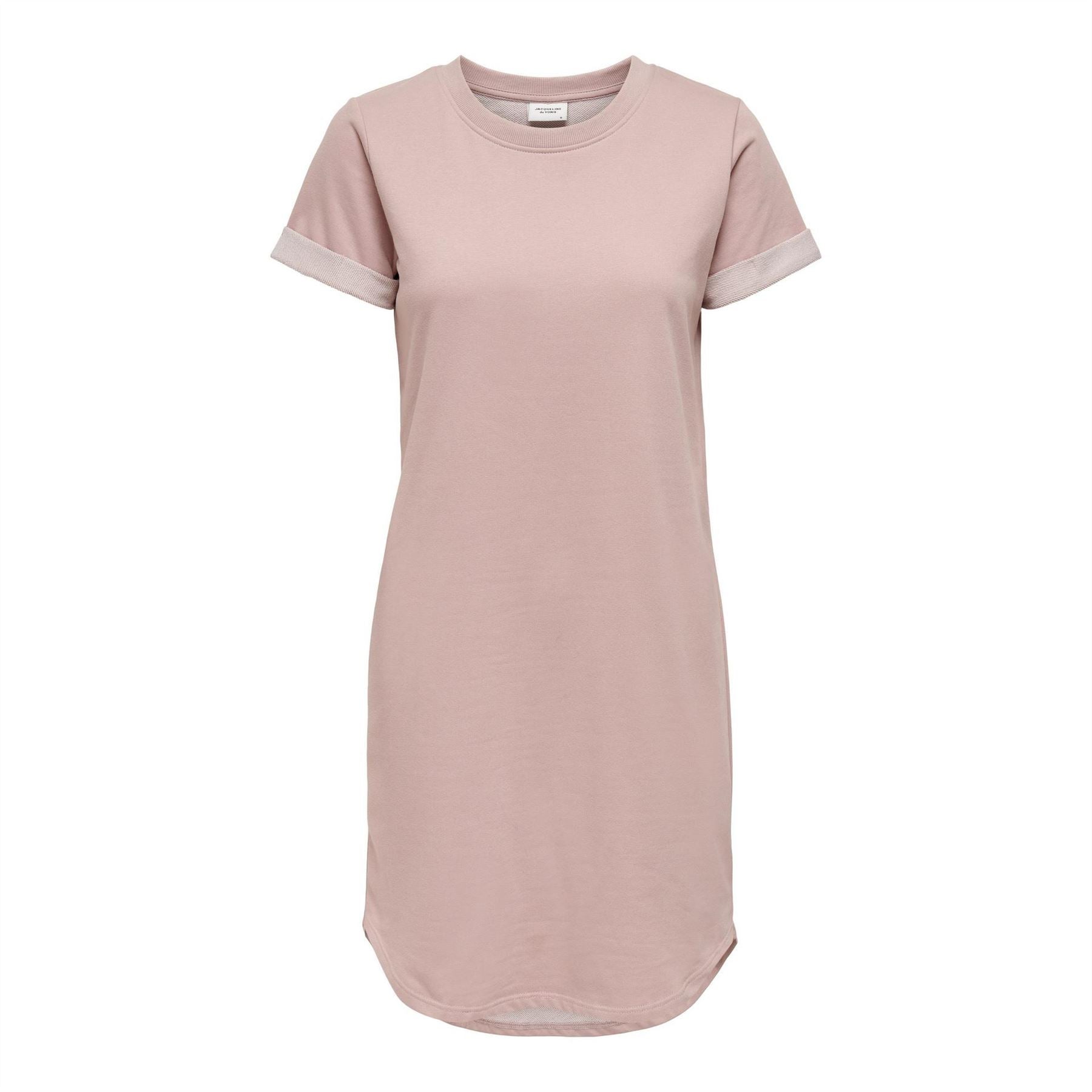 Only Crew Neck Short Sleeve Mini T-Shirt Dress