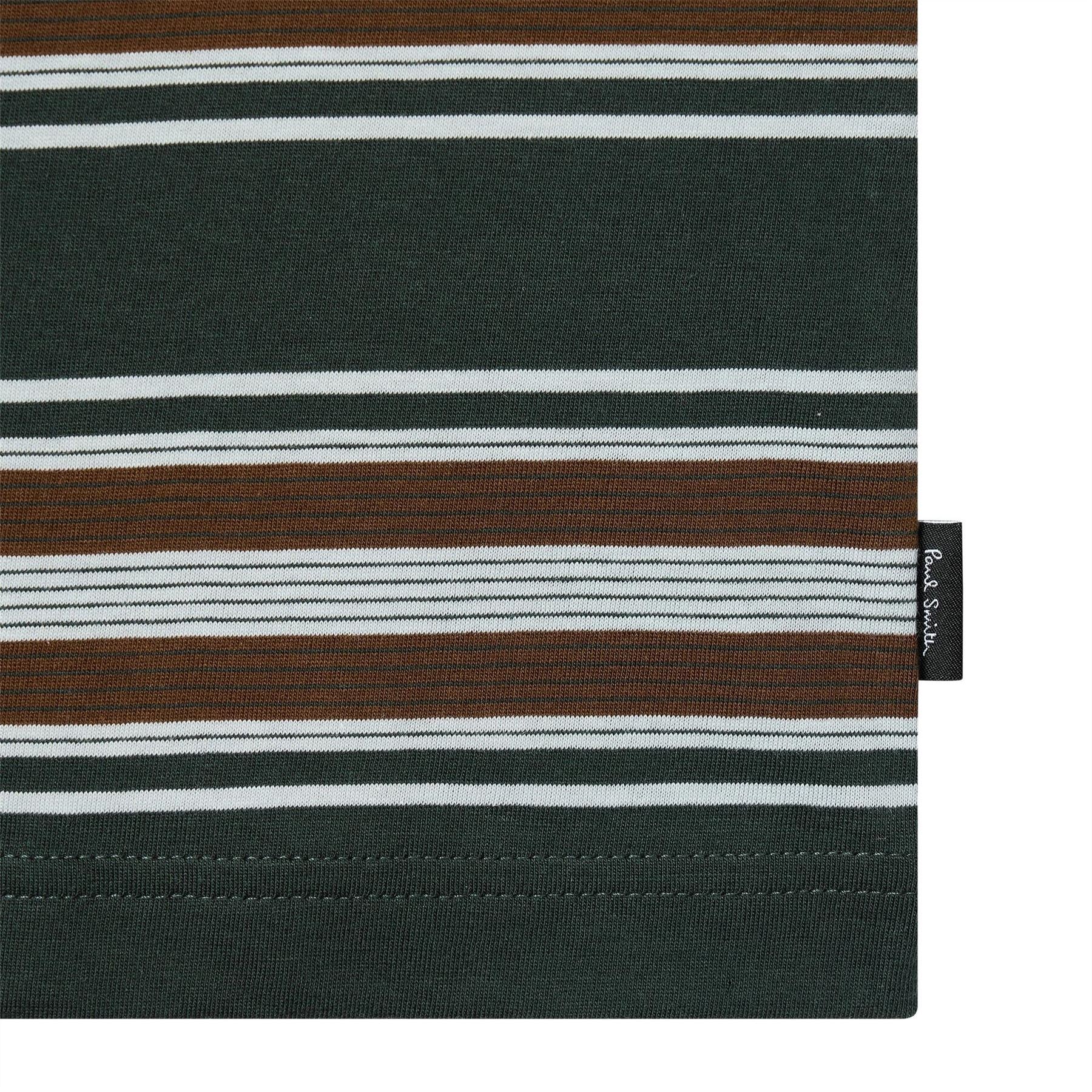 PS Paul Smith Wide Stripe Crew Neck Short Sleeve T-Shirt