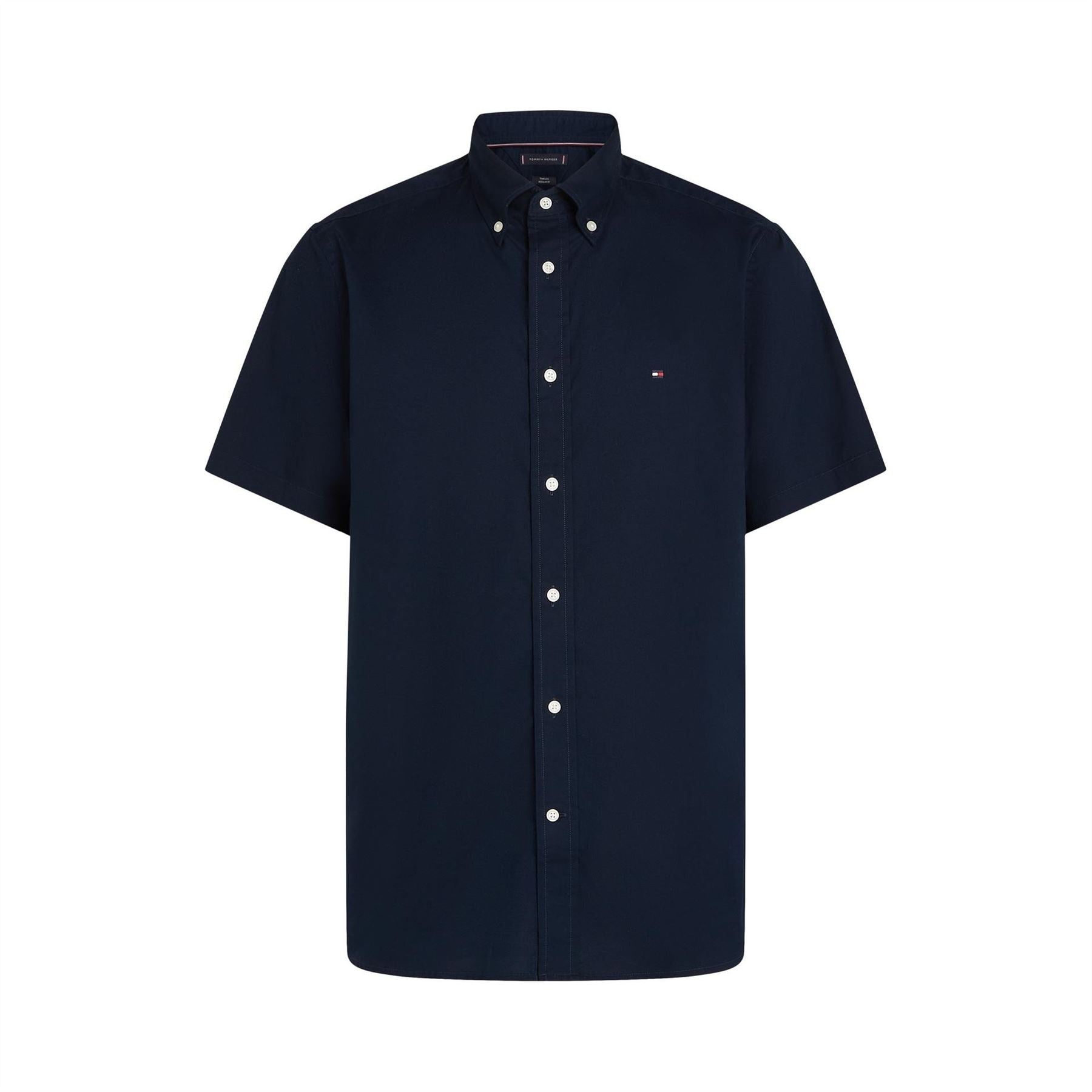 Tommy Hilfiger Poplin Regular Fit Button Down Collar Shirt