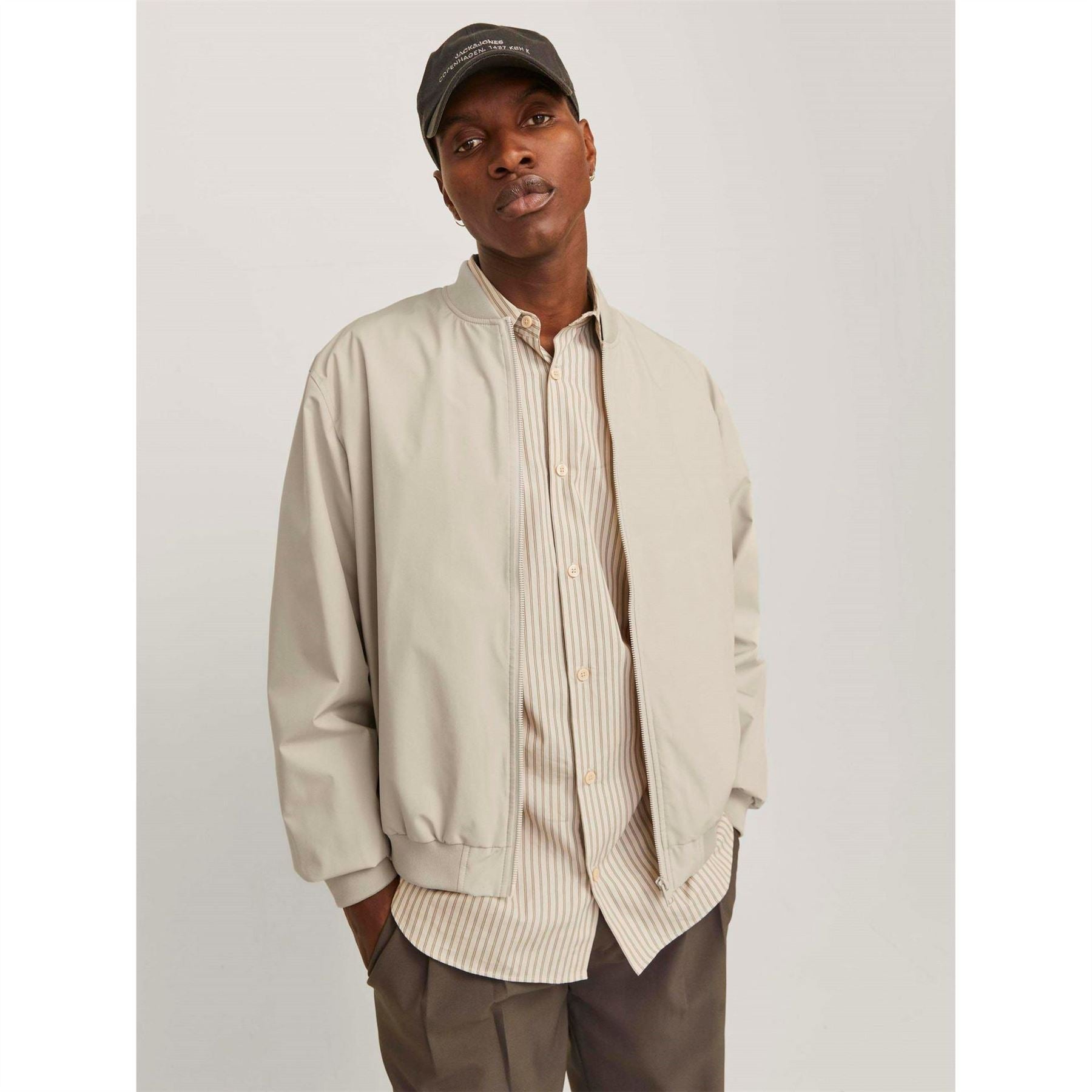 Jack and Jones Mens Charge Bomber Jacket