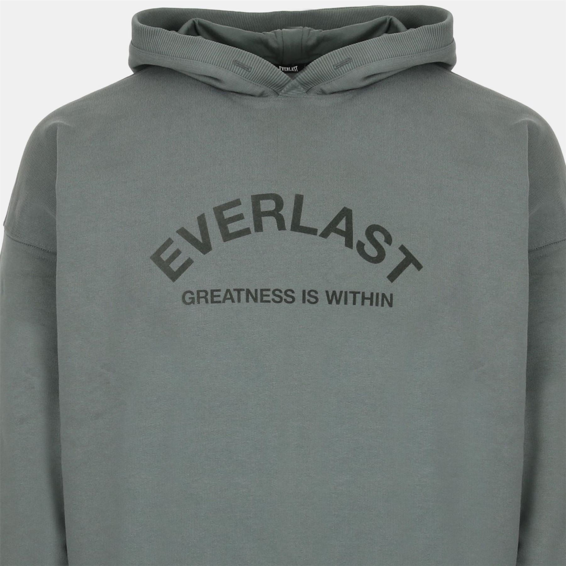 Everlast Flocked Cotton Long Sleeve Oversized Fit Hoodie