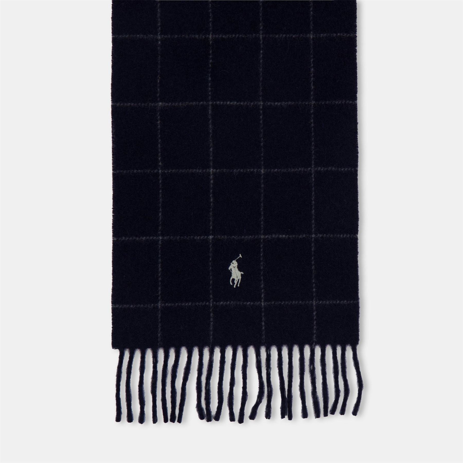 Polo Ralph Lauren Plaid Wool Blend Scarf
