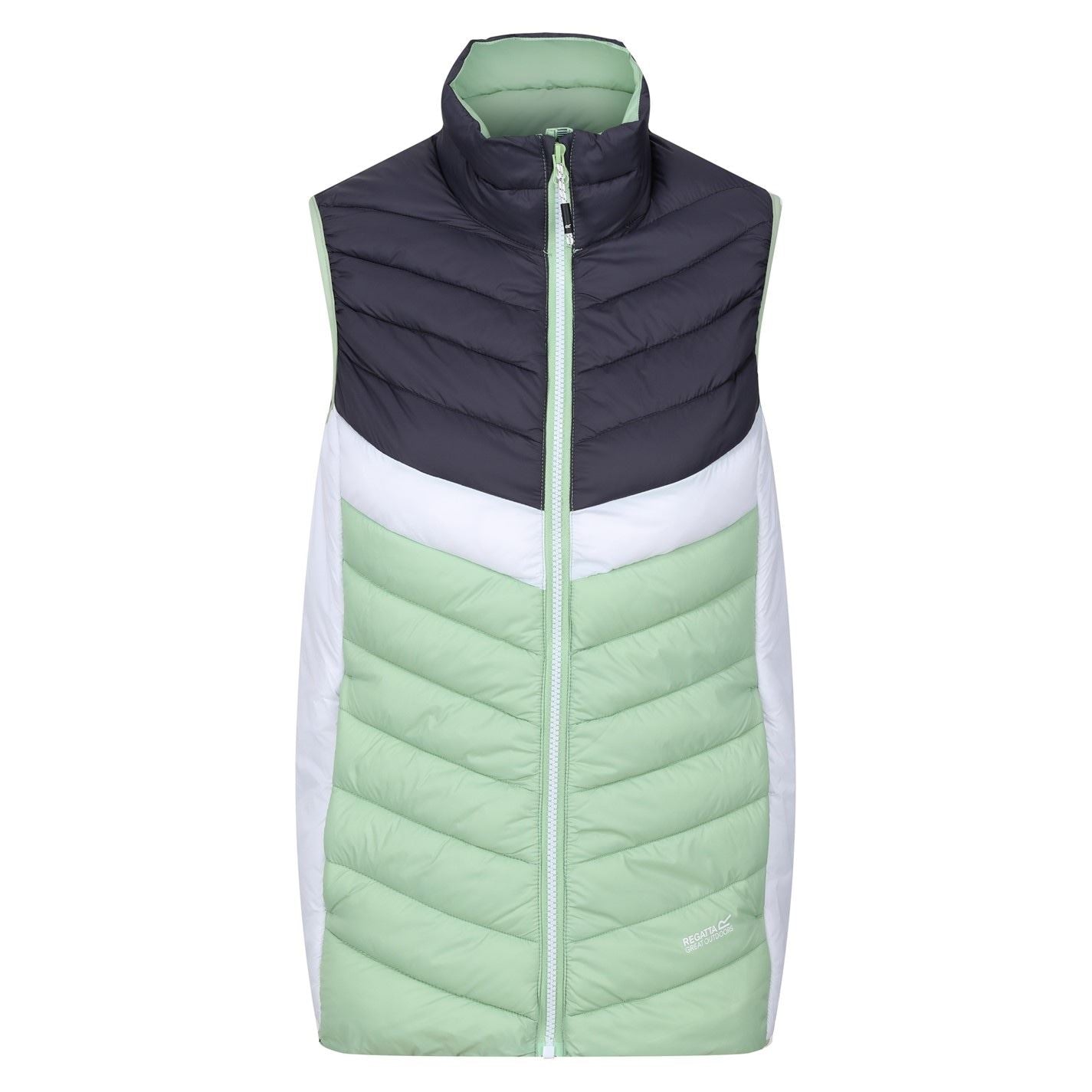 Regatta Harrock Color Block Mock Neck Gilet