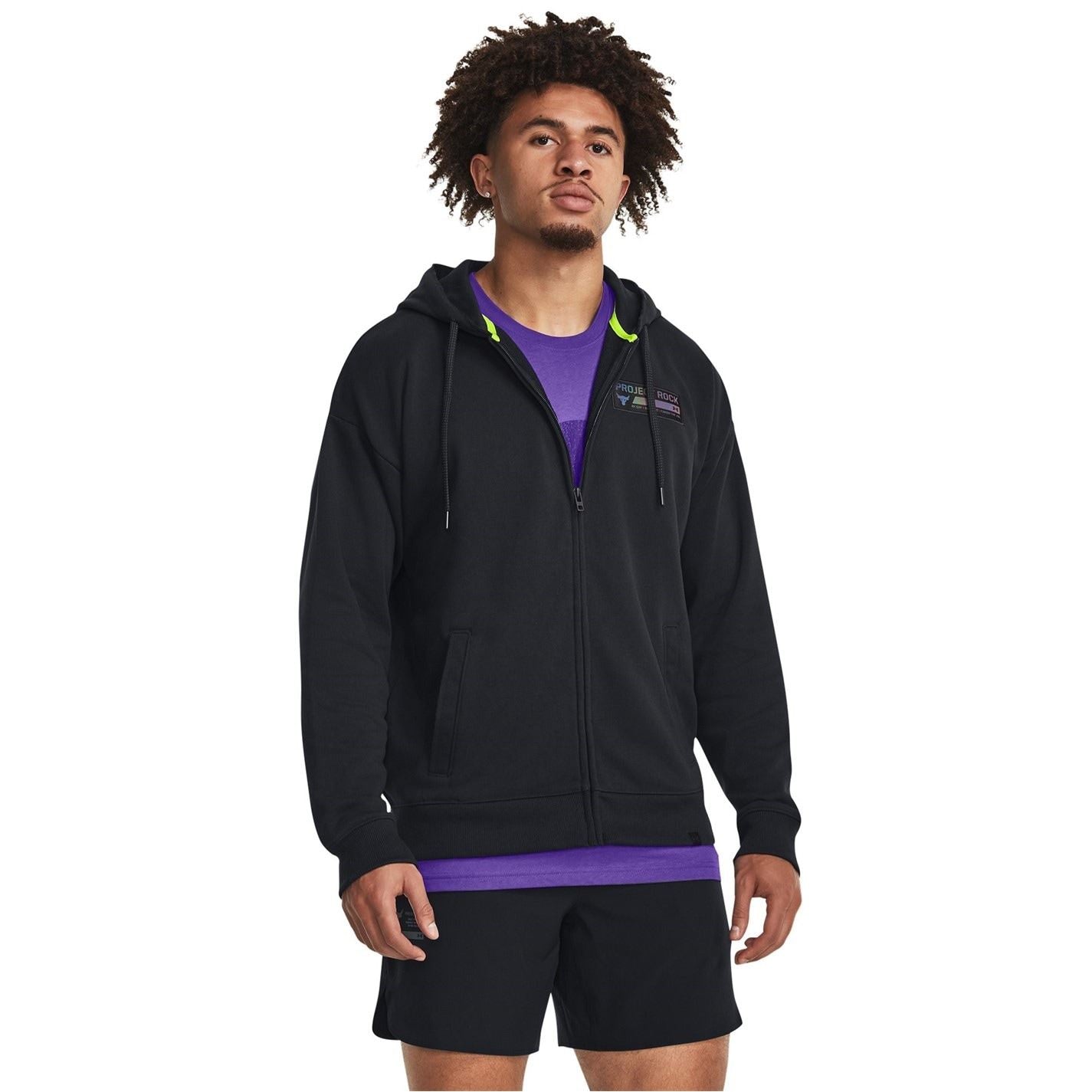 Under Armour Mens Armour Pjt Rock Hwt Terry FulL-Zip Fleece
