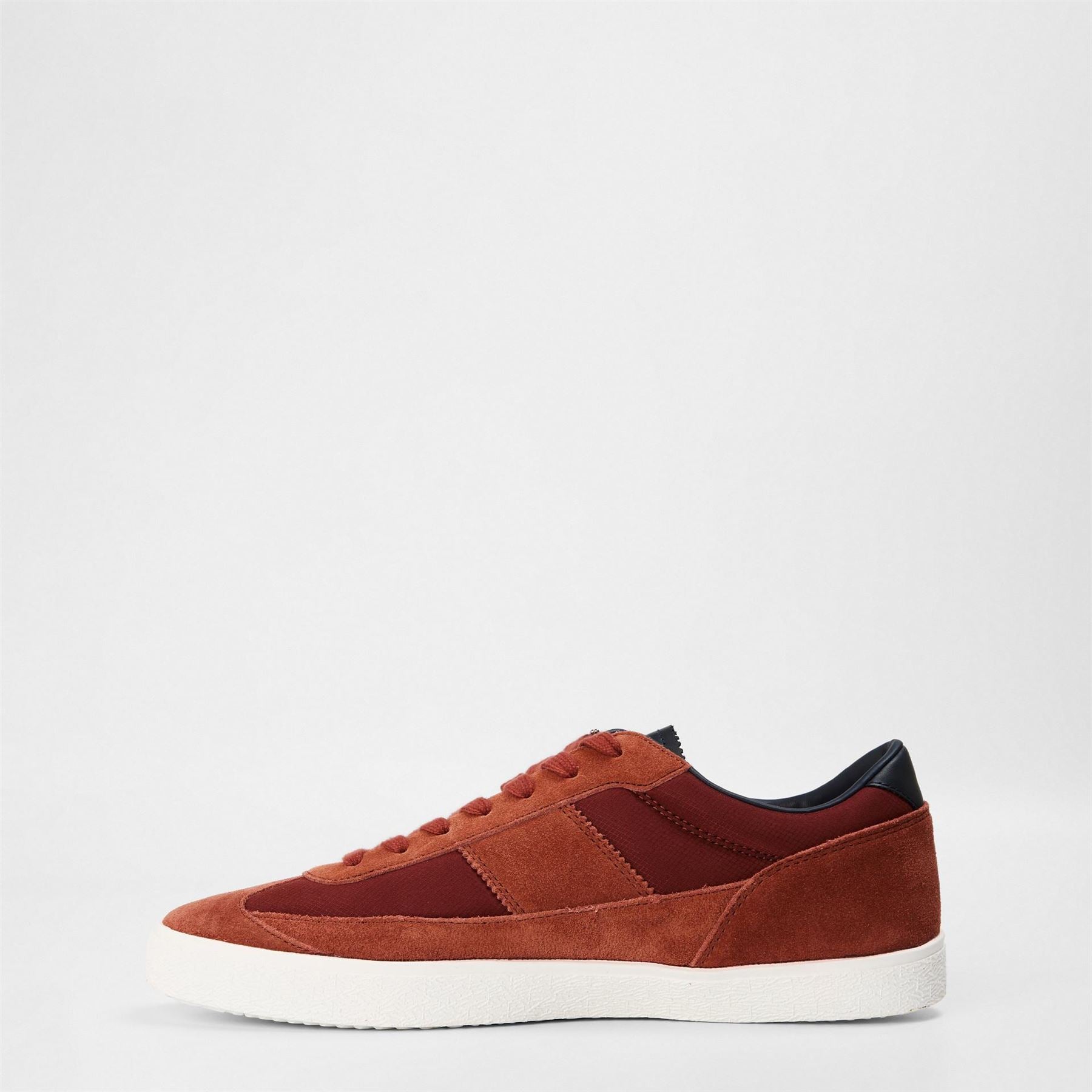 Farah Mens Stanton Suede Cupsole Low Top Trainers