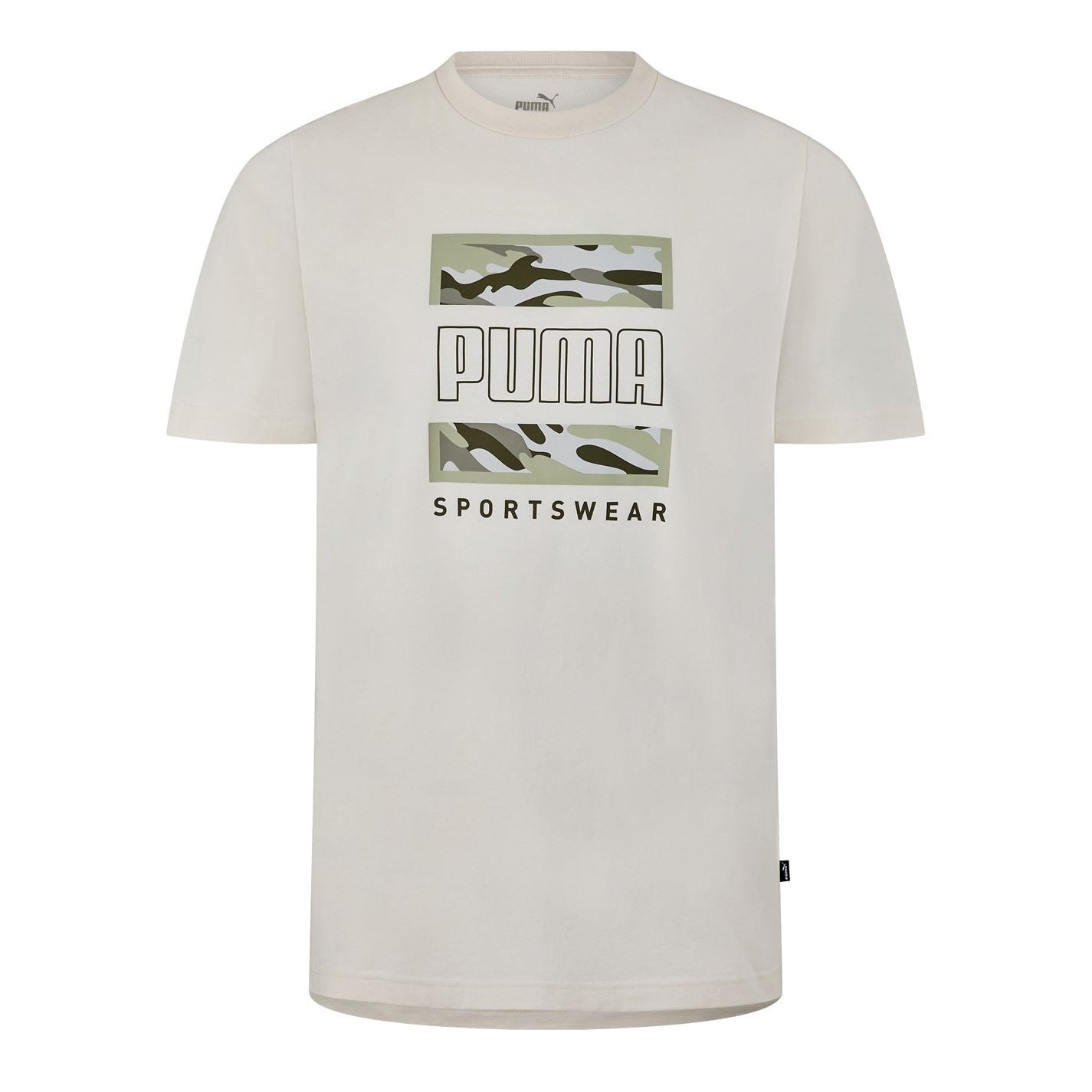 Puma Mens Graphics Camo Box Tee T-Shirt