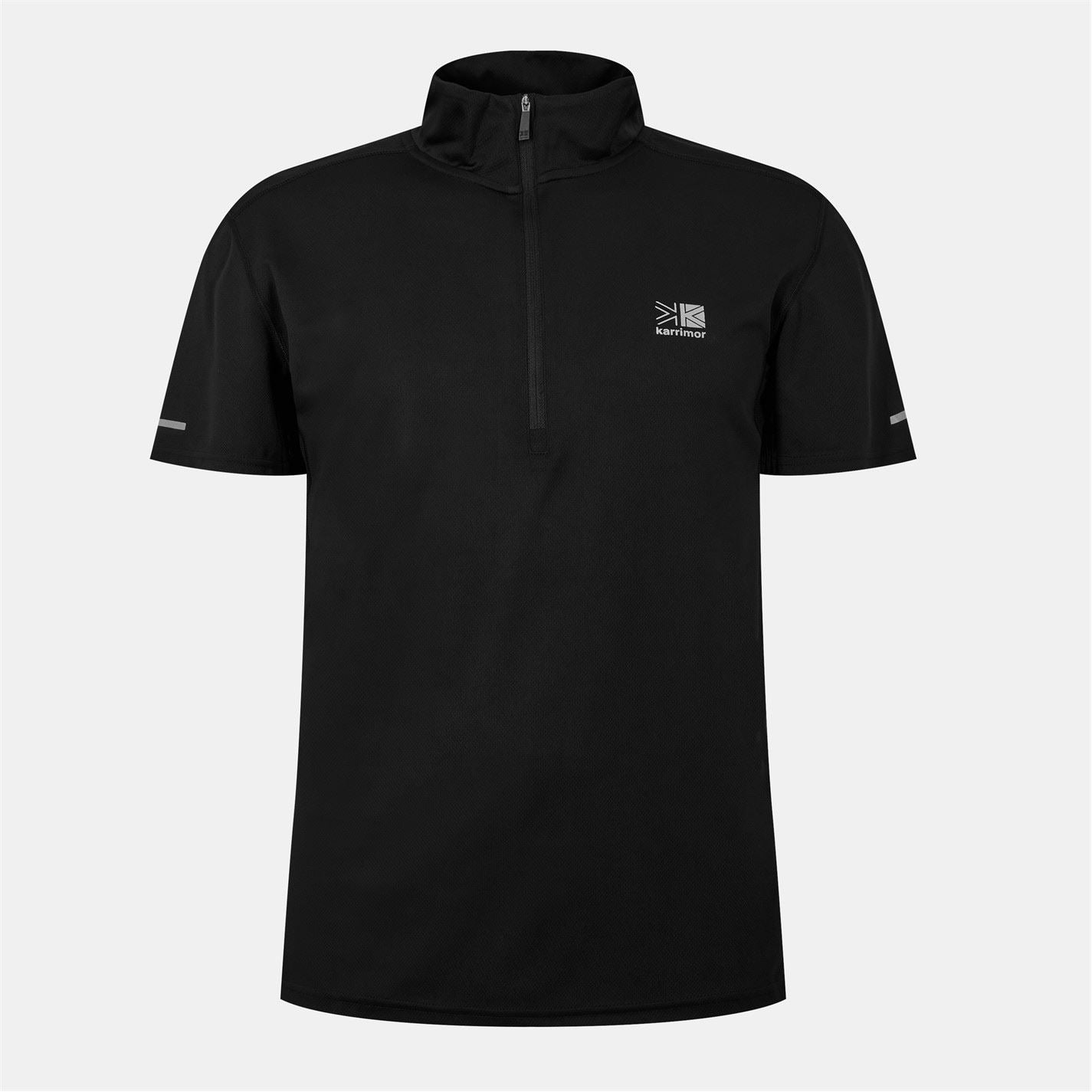 Karrimor Mens Short Sleeve Zip Top