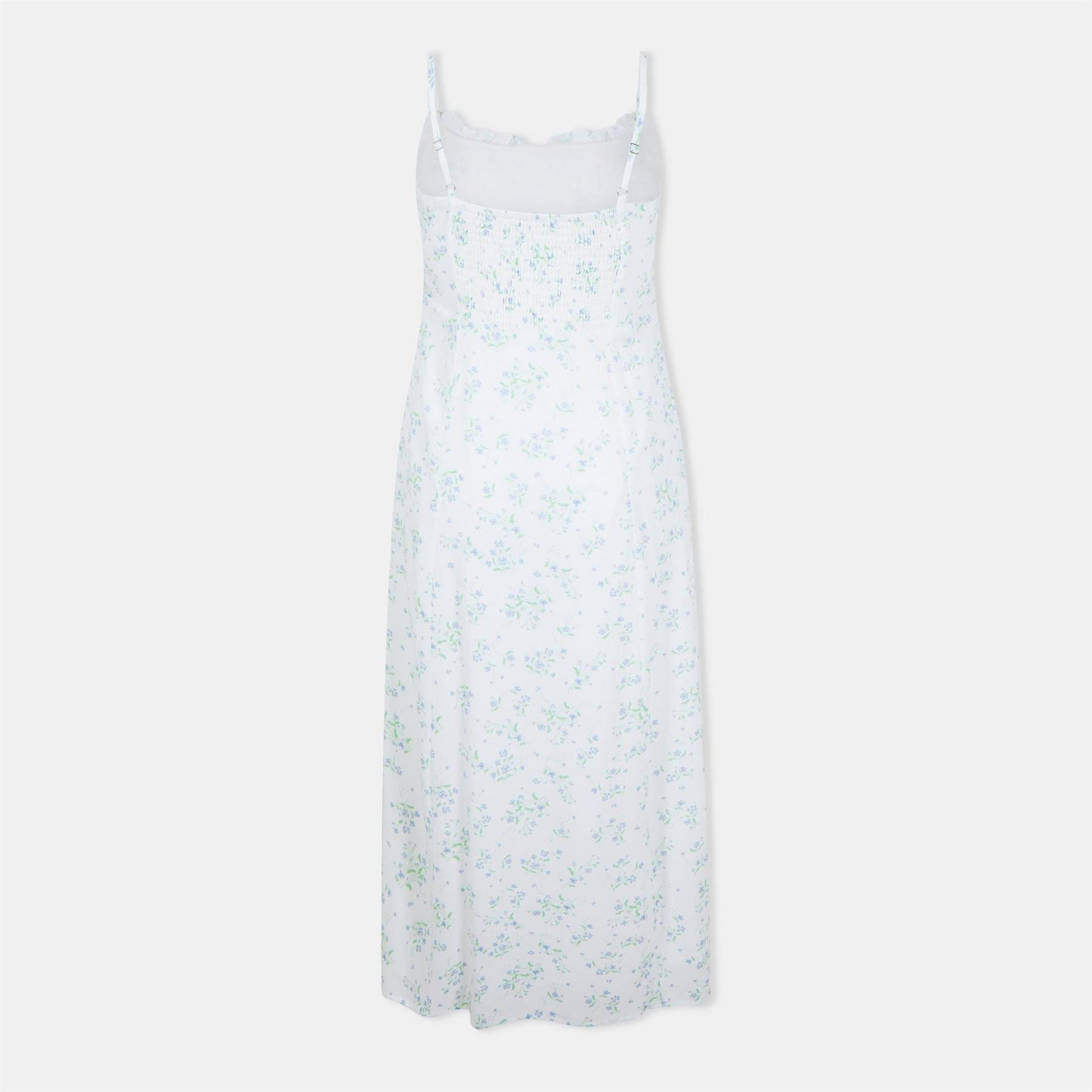 Jack Wills Square Neck Midi A-Line Dress