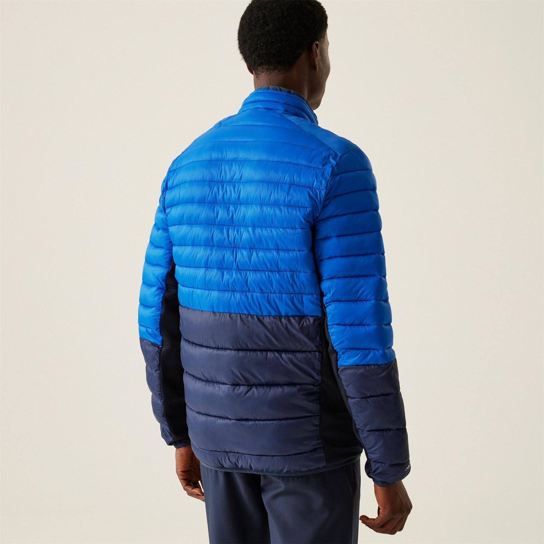 Regatta Leedre Hybrid Color Block Patterned Puffer Jacket